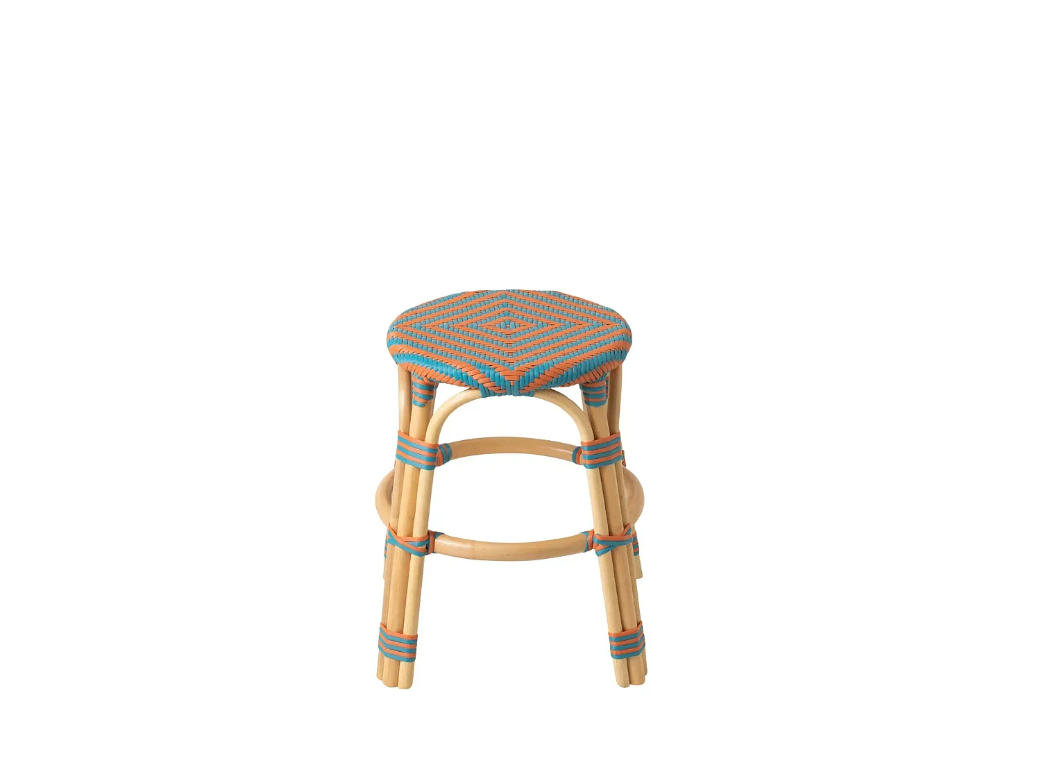 Tabourets bistrot tressés (lot de 2) - MONTMARTRE