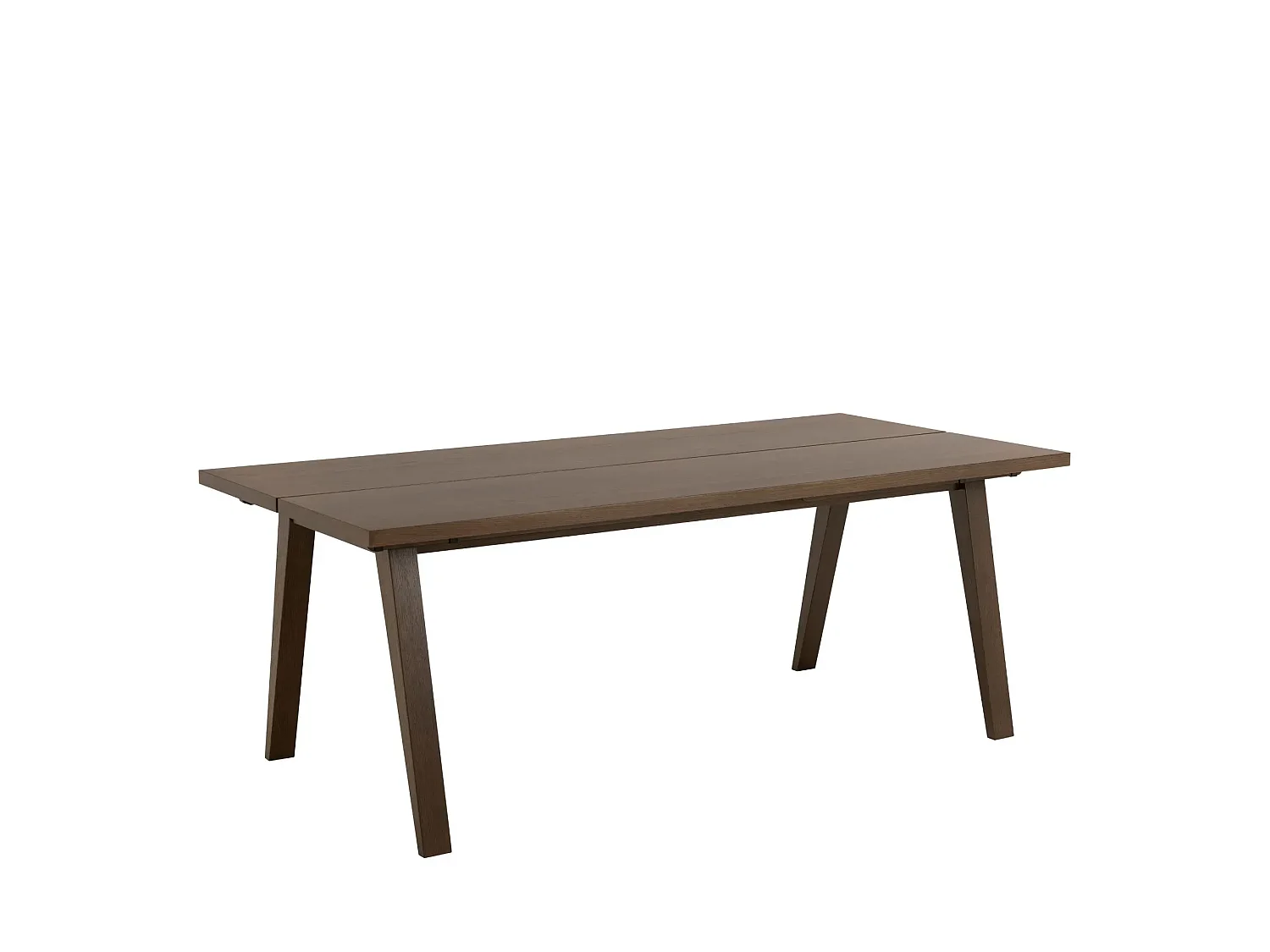 Table à manger rectangulaire en chêne fumé L200 8 personnes - ALISIA