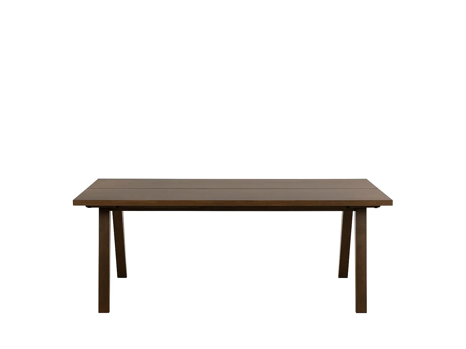 Table à manger rectangulaire en chêne fumé L200 8 personnes - ALISIA