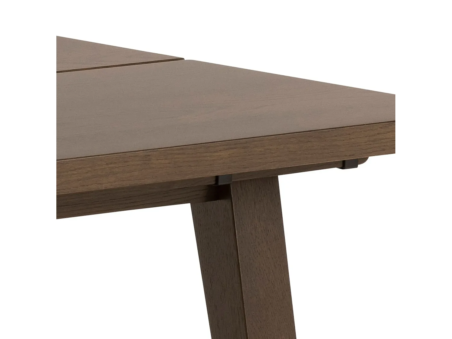 Table à manger rectangulaire en chêne fumé L200 8 personnes - ALISIA