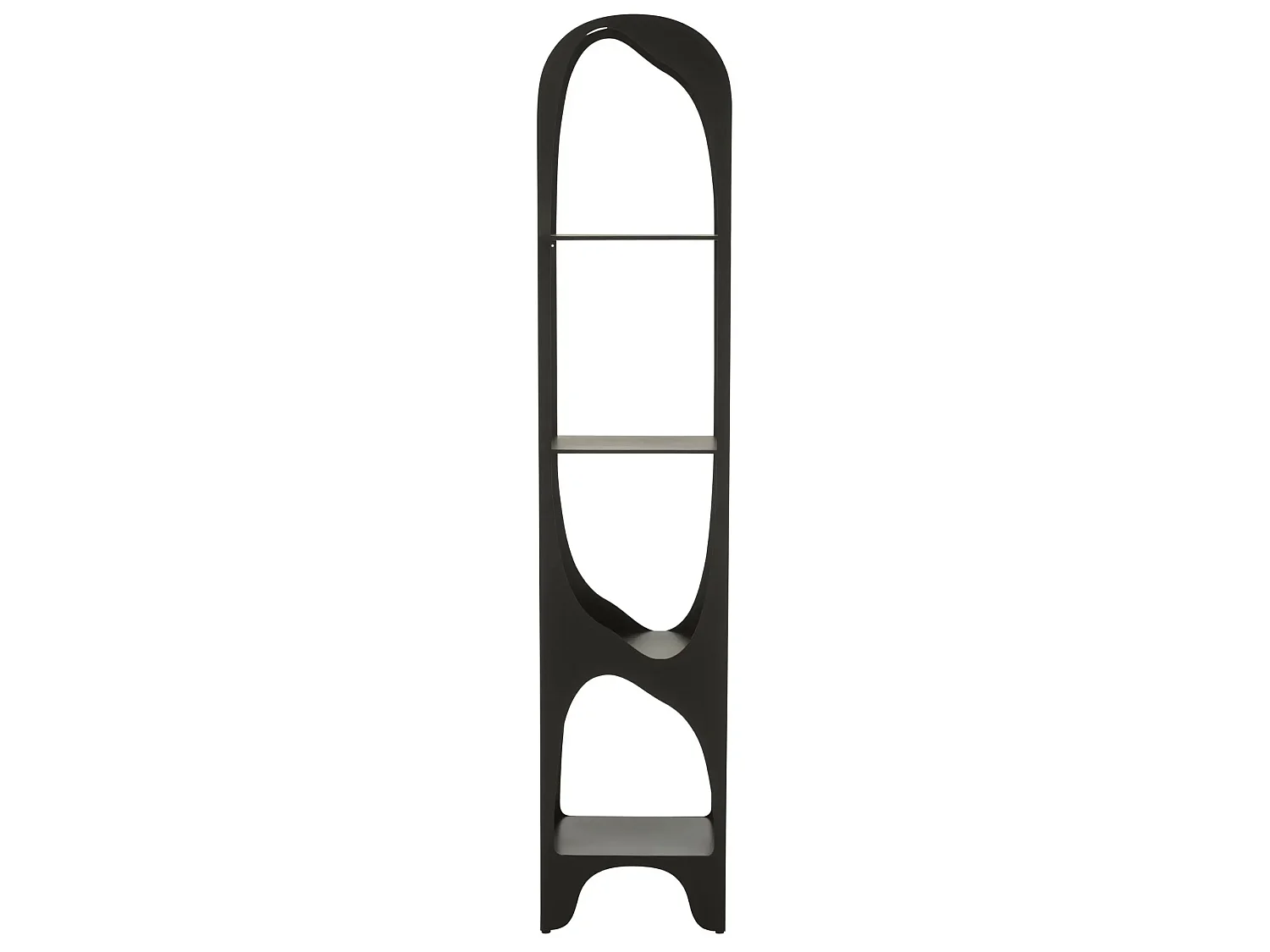 Bibliothèque étagère en métal 4 tablettes H200 - SYLO