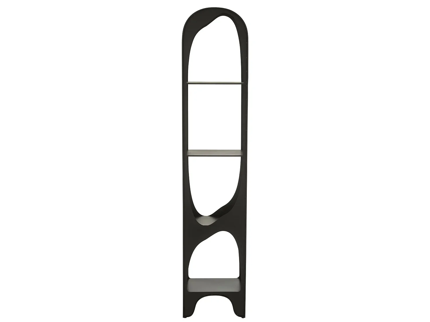 Bibliothèque étagère en métal 4 tablettes H200 - SYLO