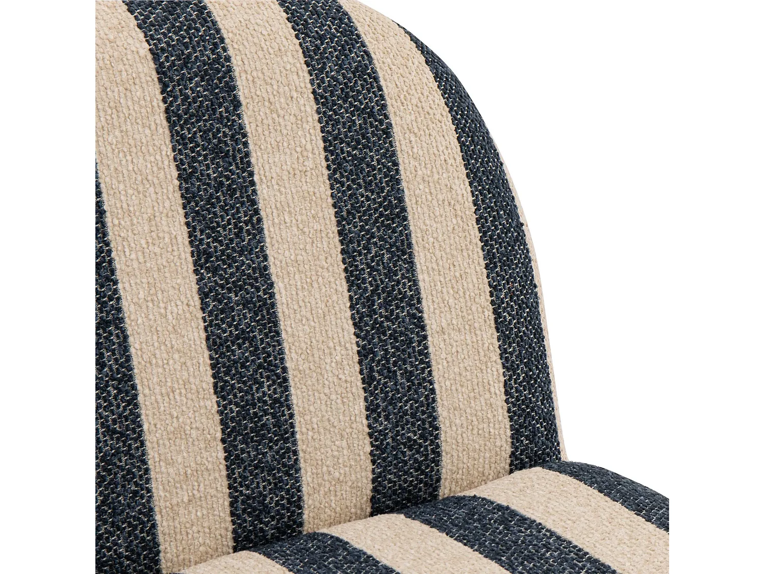 Fauteuil en tissu à rayures - AZUR