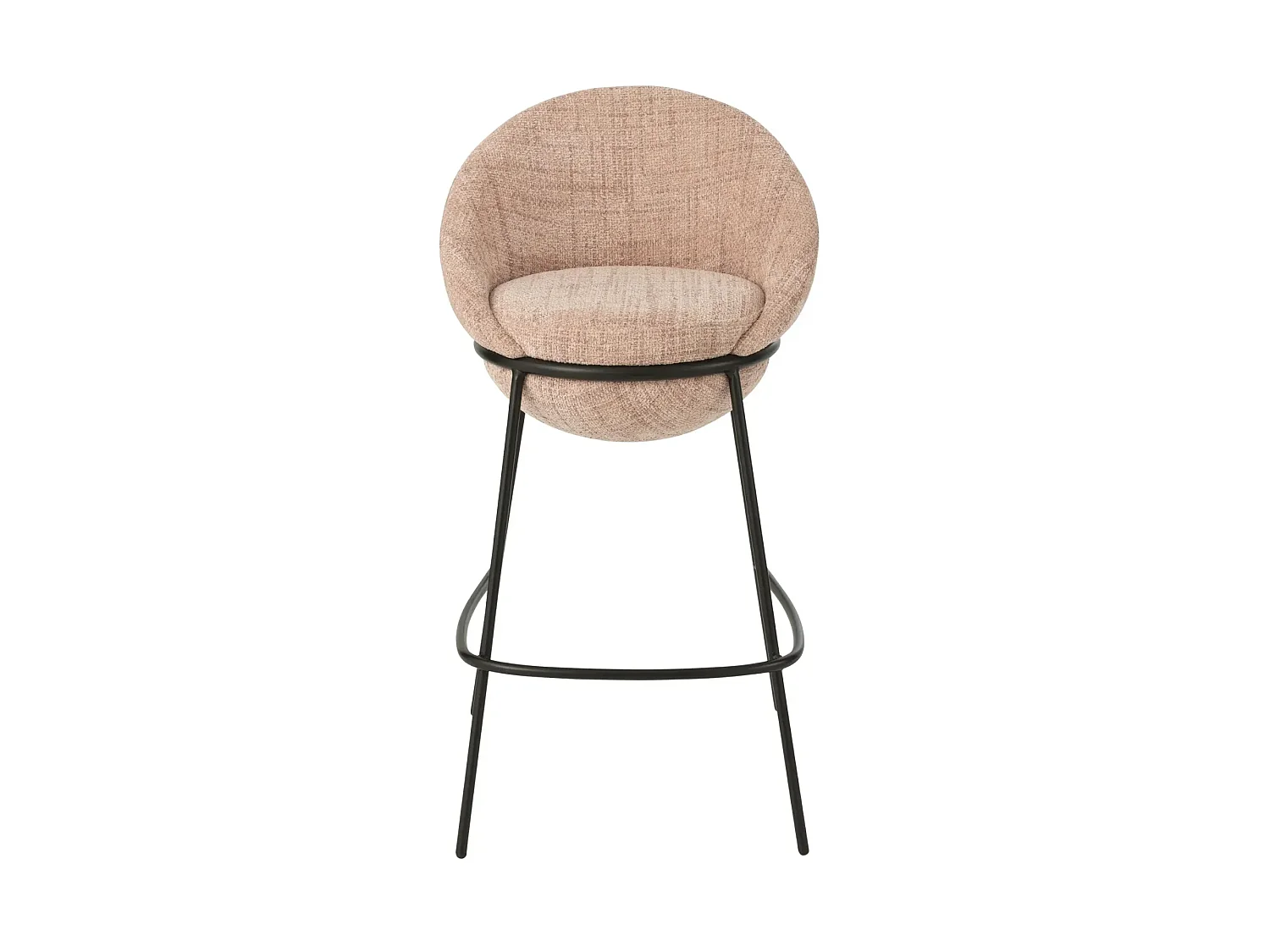 Tabourets de bar design en tissu (lot de 2) - MERO