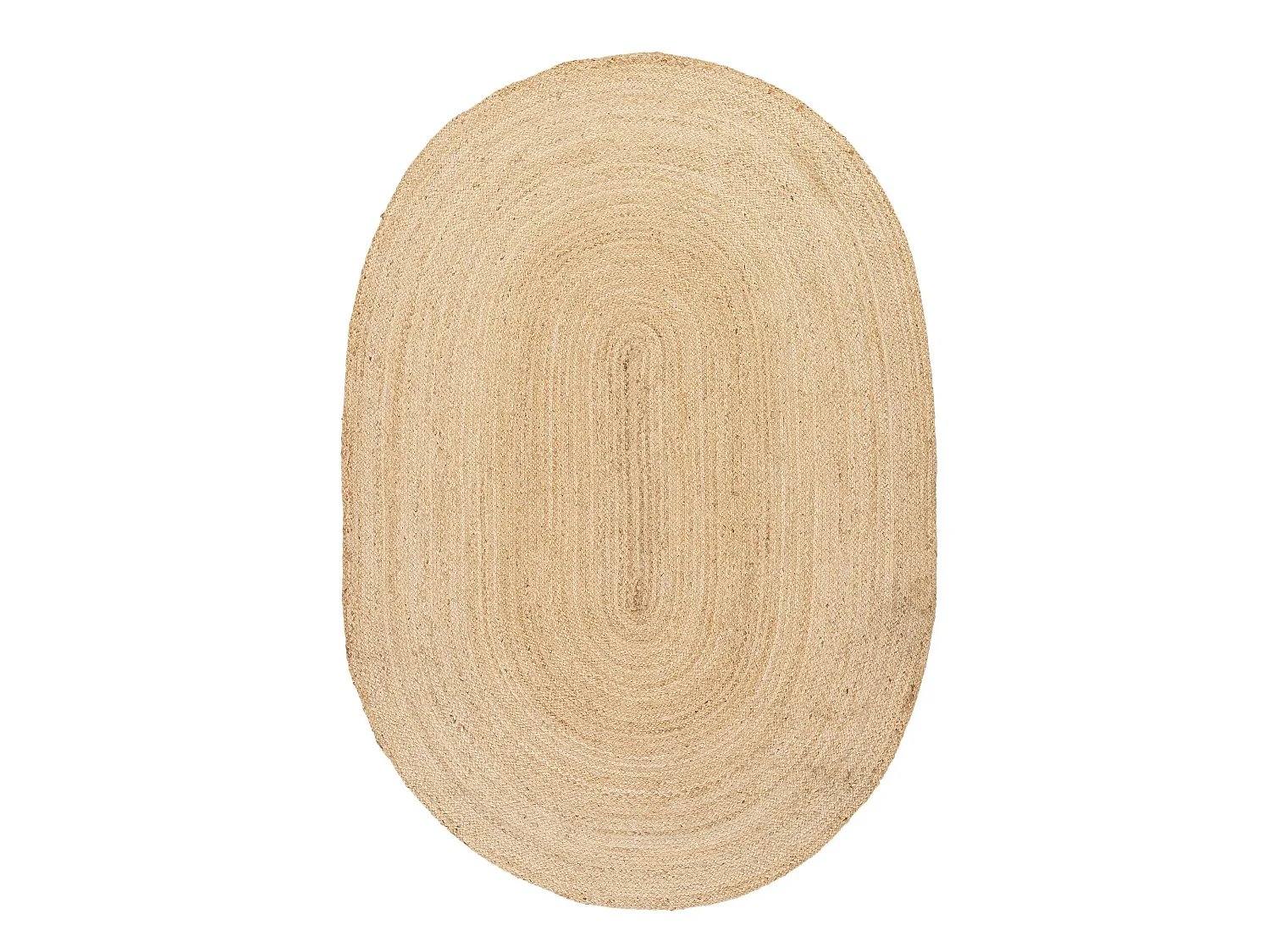 Tapis ovale en jute naturel 170x240 - TANKA