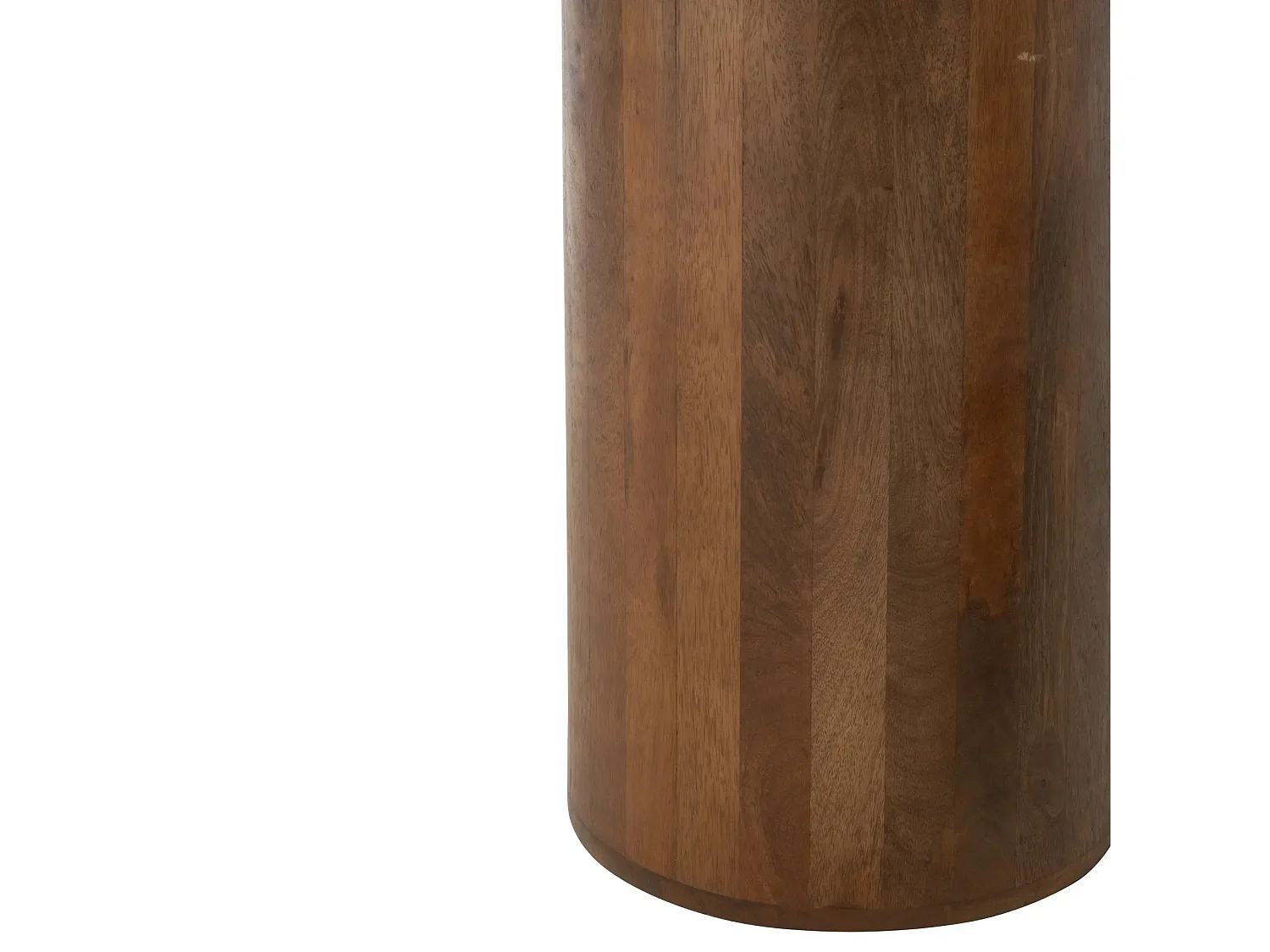 Tables basses en marbre terracotta et pied bois D56 (set de 2) - ASO