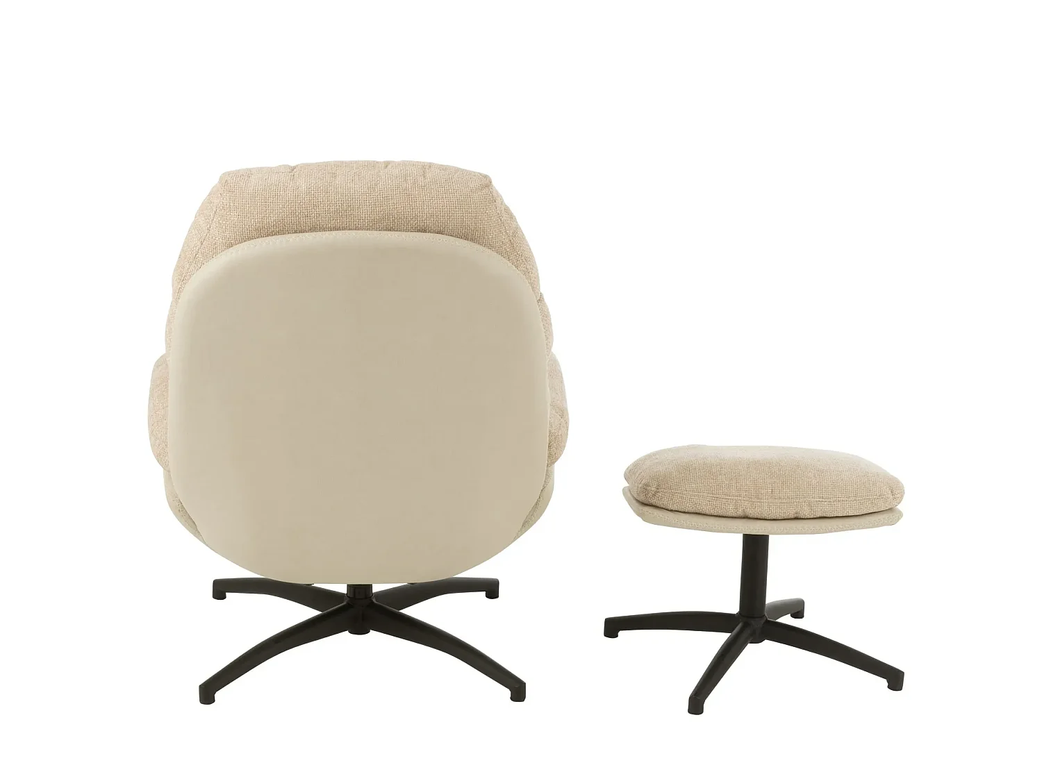 Fauteuil relax pivotant avec repose pieds - ALLINE