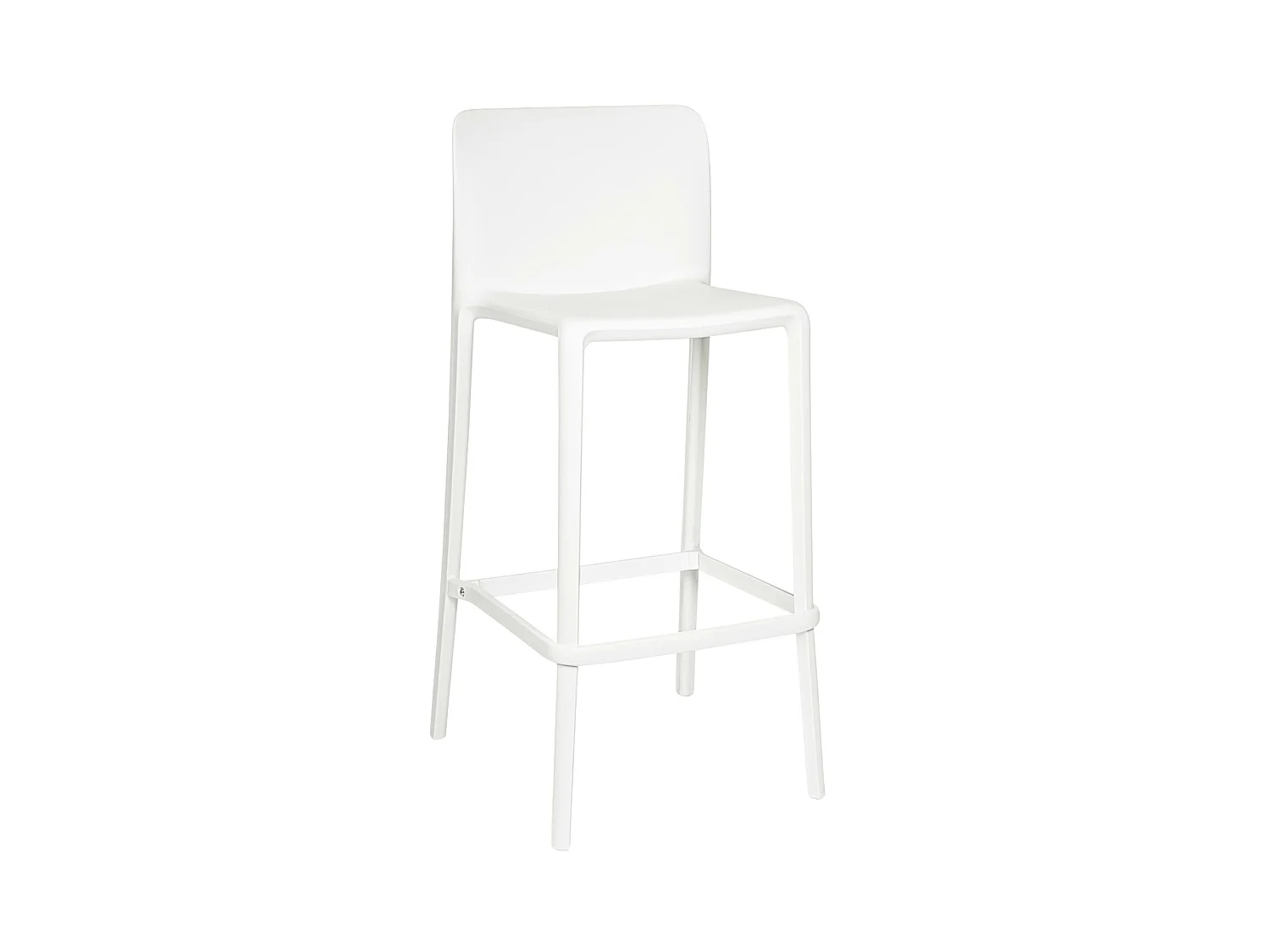 Tabourets de bar d'extérieur avec repose-pieds (lot de 4) - EOLE