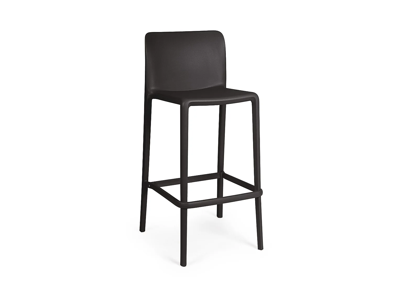Tabourets de bar d'extérieur avec repose-pieds (lot de 4) - EOLE