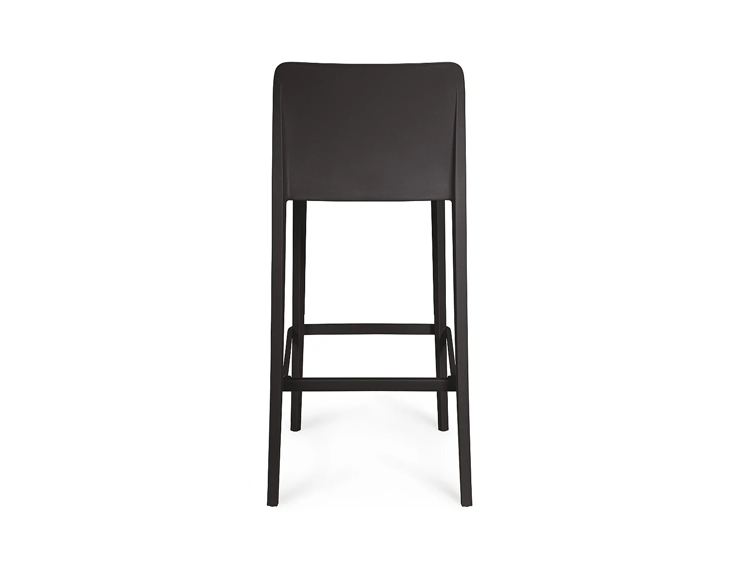 Tabourets de bar d'extérieur avec repose-pieds (lot de 4) - EOLE