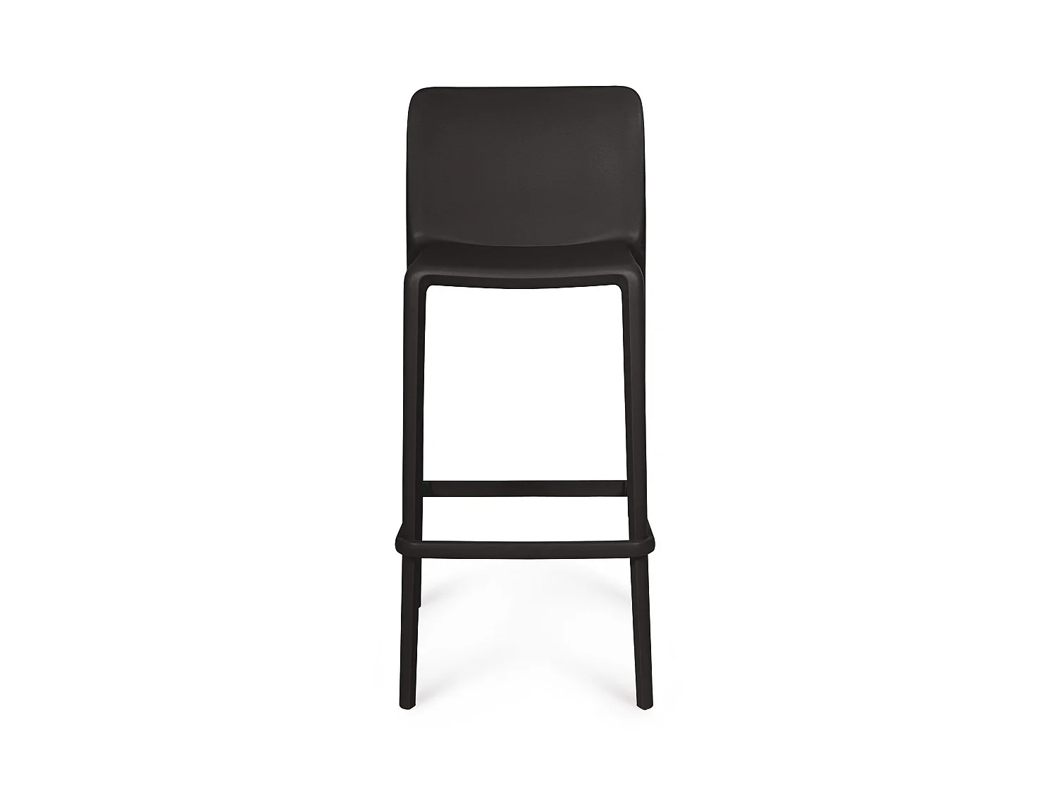 Tabourets de bar d'extérieur avec repose-pieds (lot de 4) - EOLE