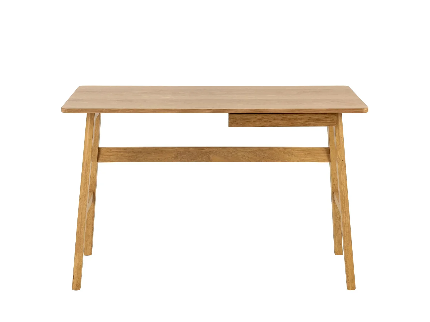 Bureau scandinave en chêne naturel 1 tiroir L120 - BARNELL