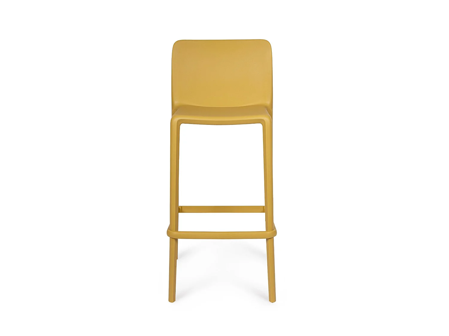 Tabourets de bar d'extérieur avec repose-pieds (lot de 4) - EOLE