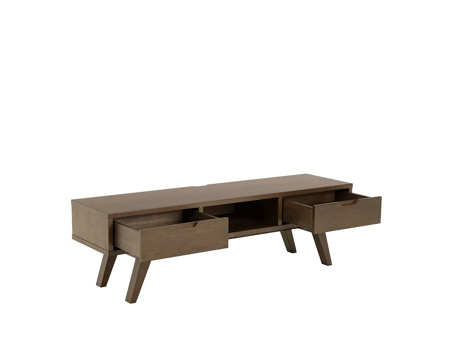 Meuble TV scandinave en chêne fumé L150 - ALISIA