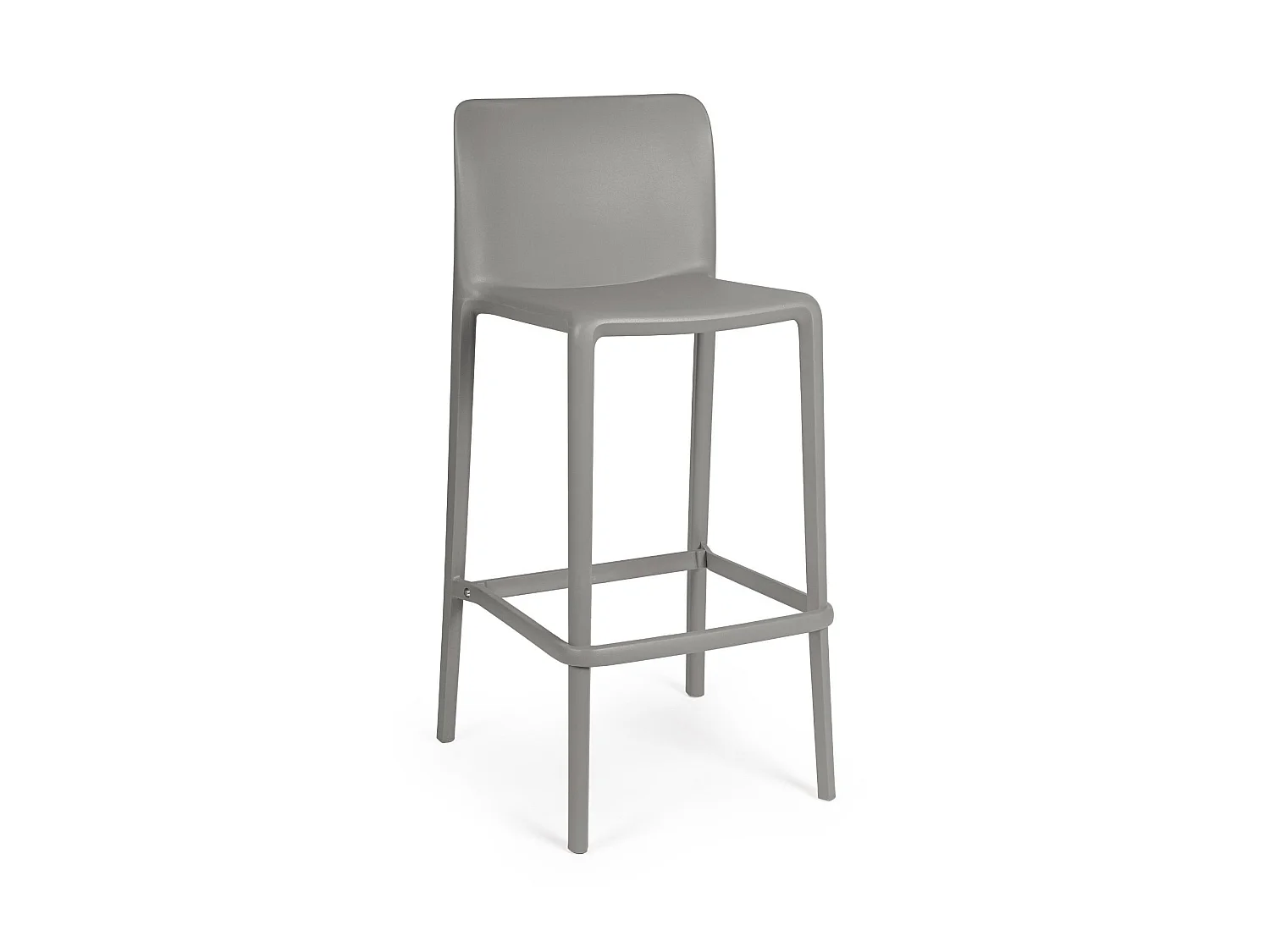 Tabourets de bar d'extérieur avec repose-pieds (lot de 4) - EOLE