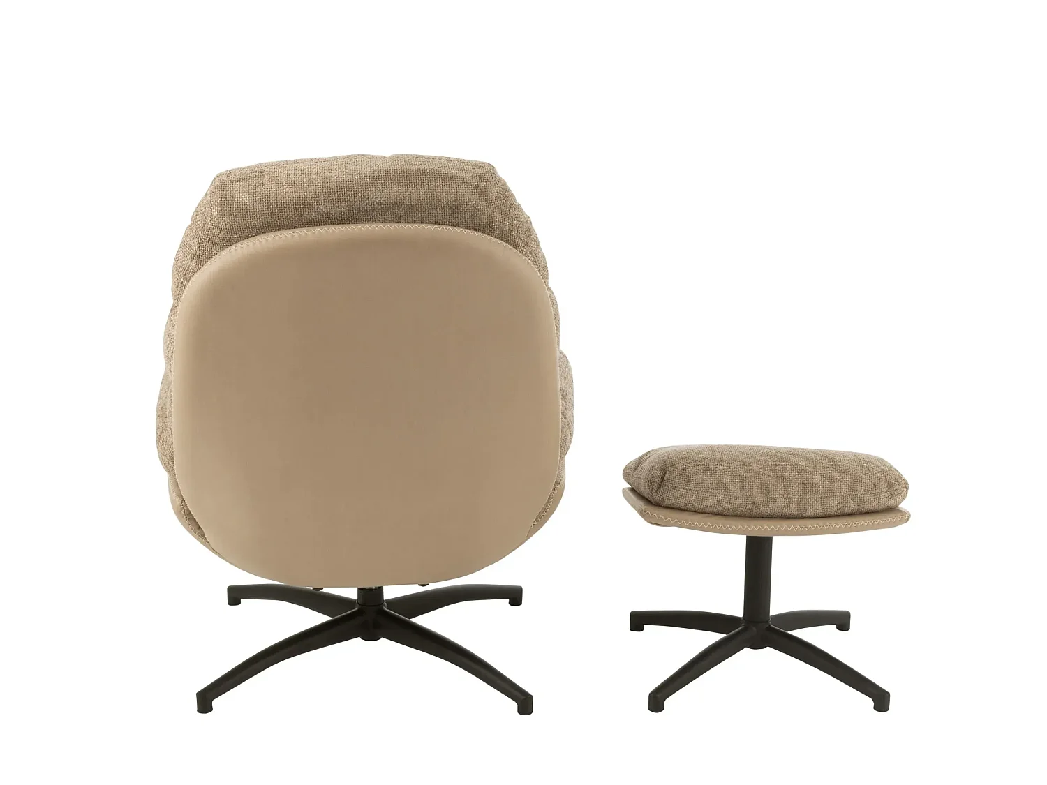 Fauteuil relax pivotant avec repose pieds - ALLINE