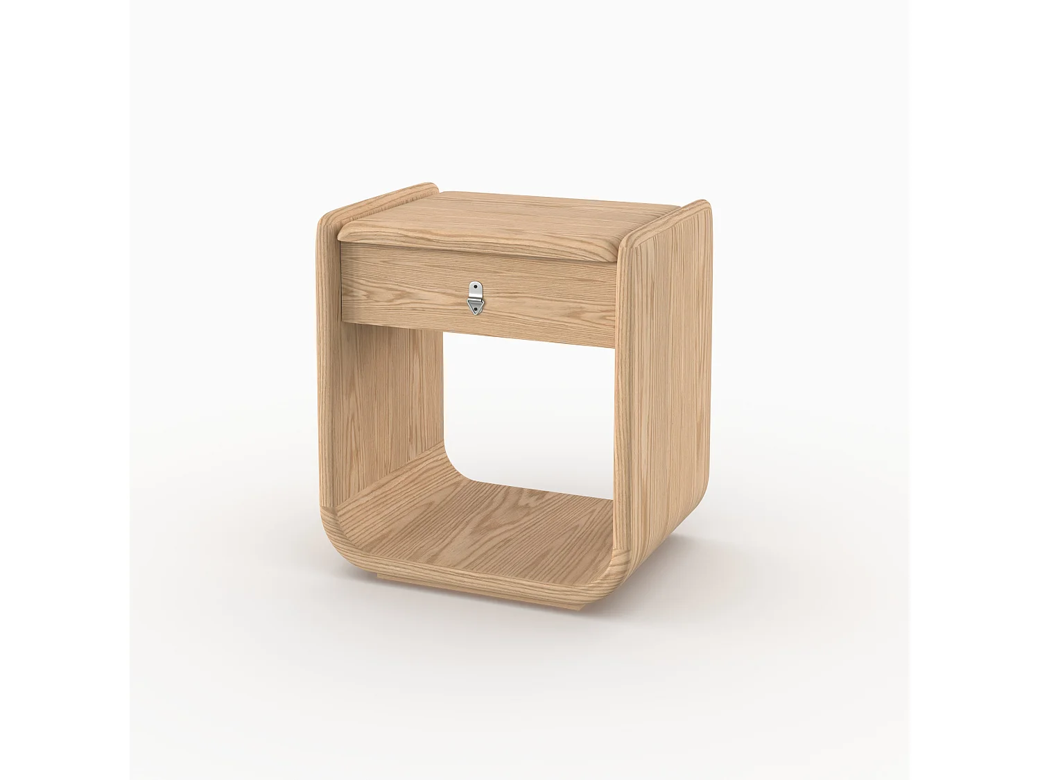 Table de chevet en placage chène - Eléa