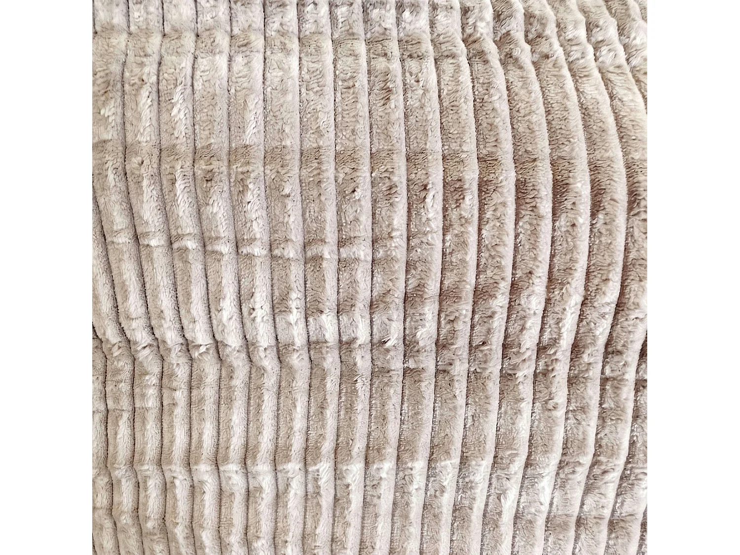 Puff sillón Cloud beige tapizado tela espuma 30 kg