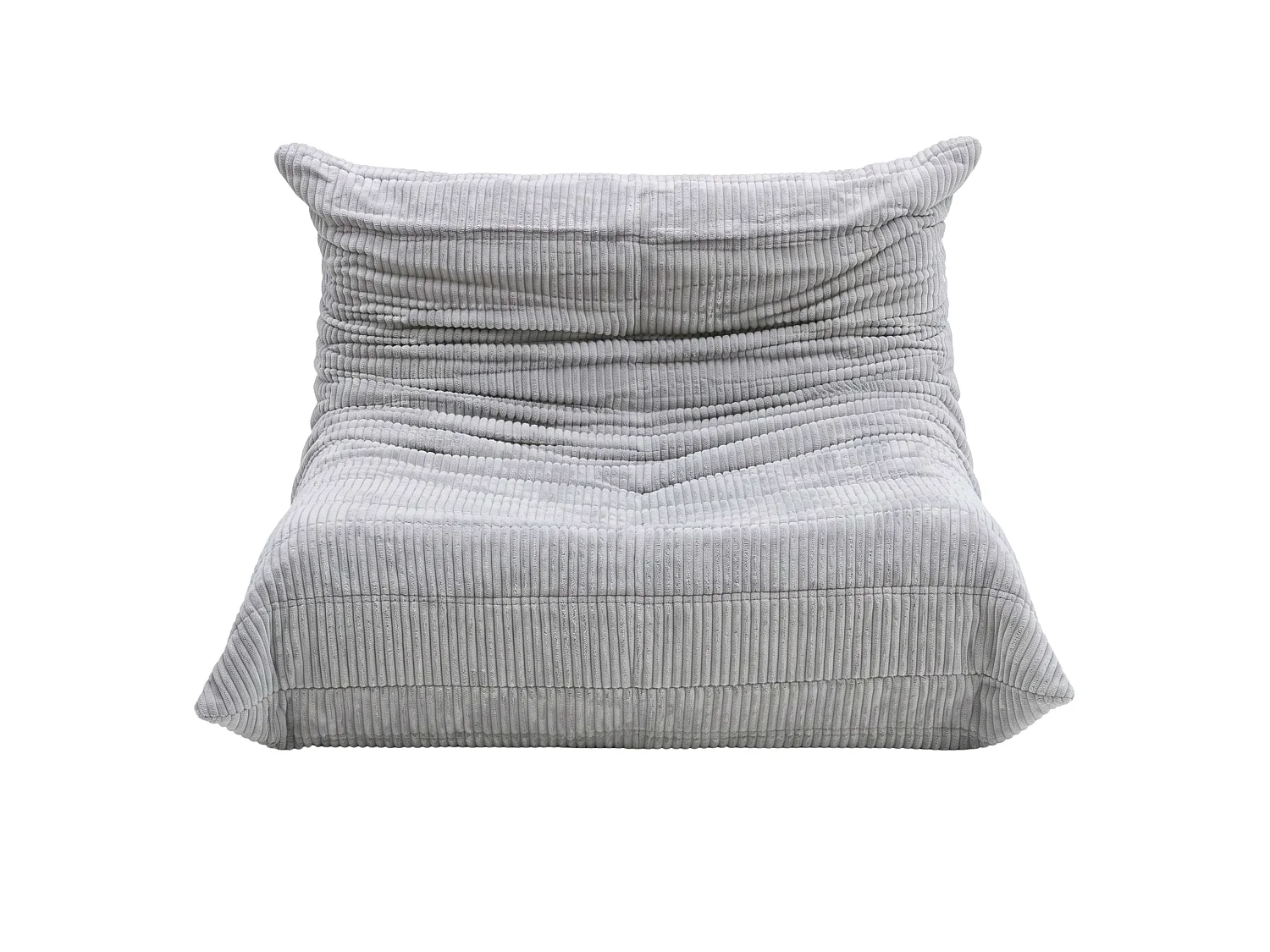 Puff sillón Cloud gris claro espuma alta densidad
