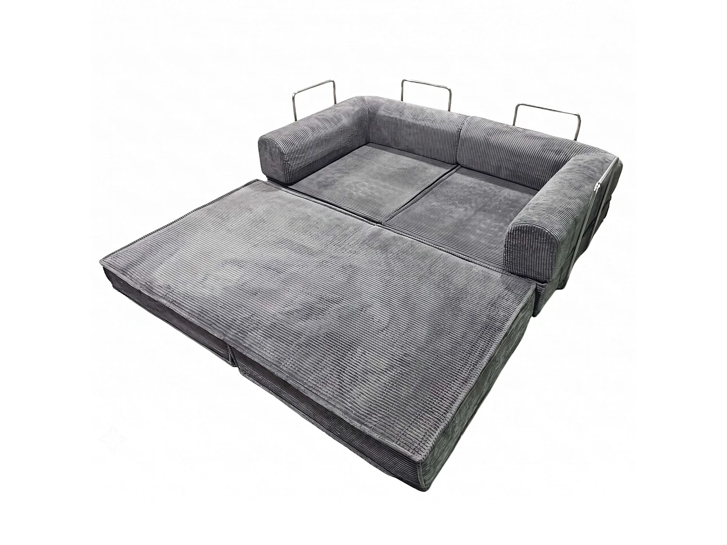 Sofá-cama Relax Nest, 2 lugares, cinza escuro, 182 cm