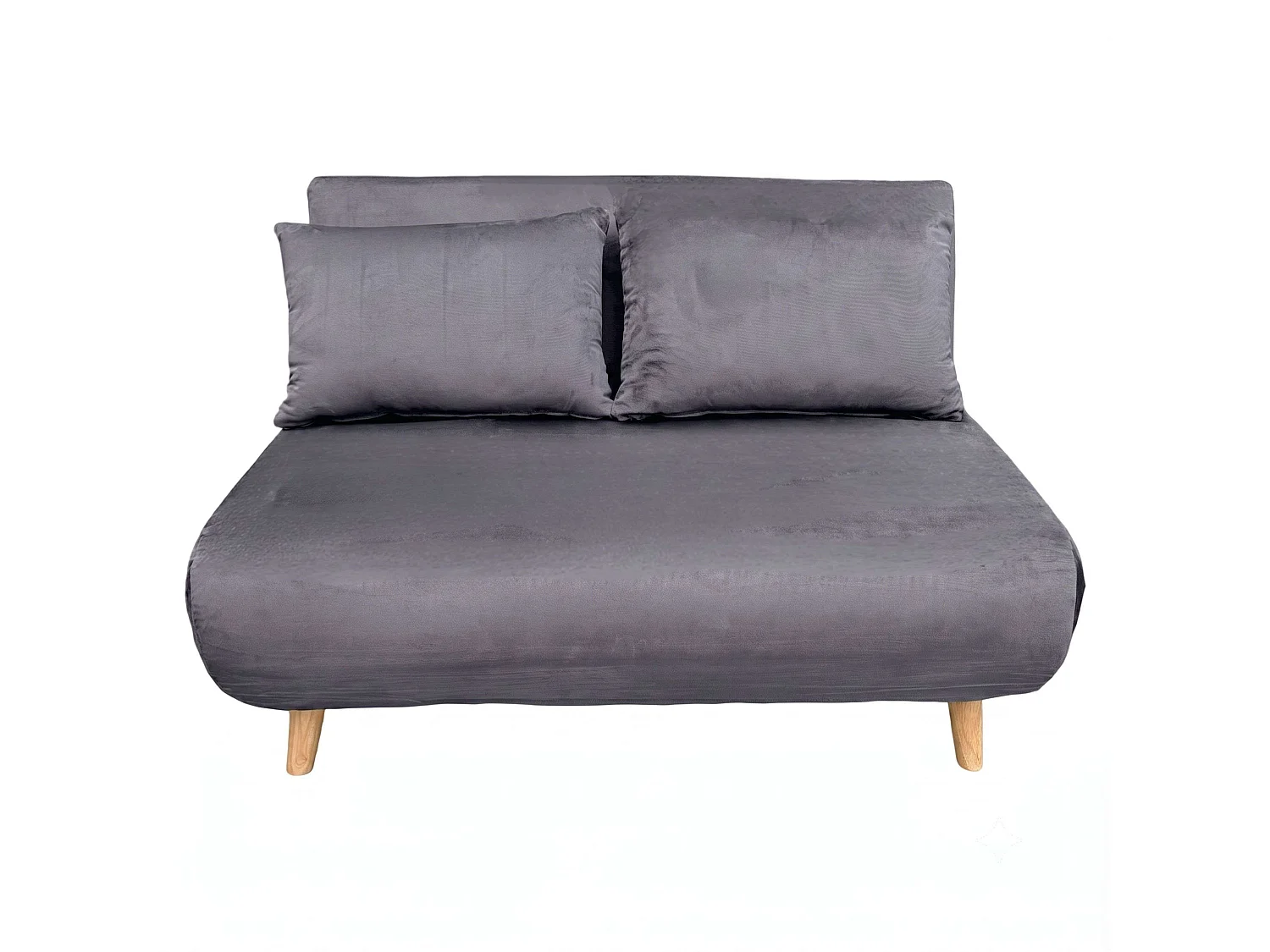 Sillón cama 2 plazas Nórdic Duo Gris Oscuro 118 cm