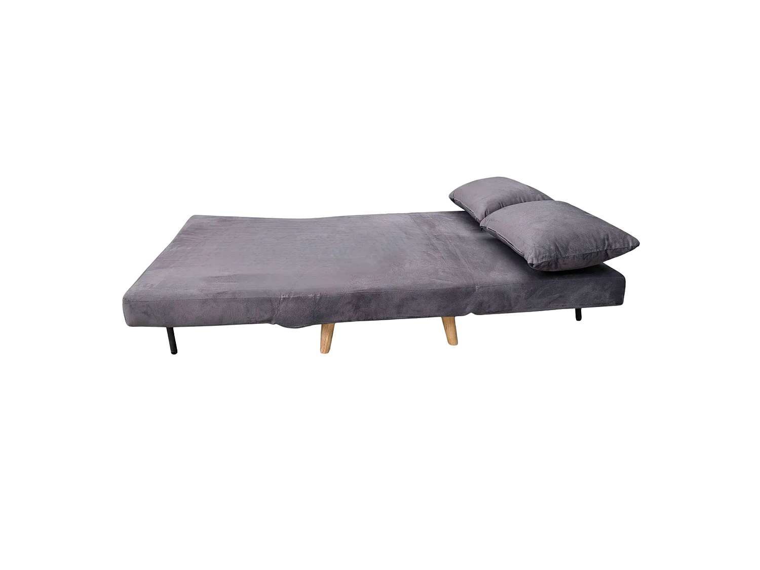 Sillón cama 2 plazas Nórdic Duo Gris Oscuro 118 cm
