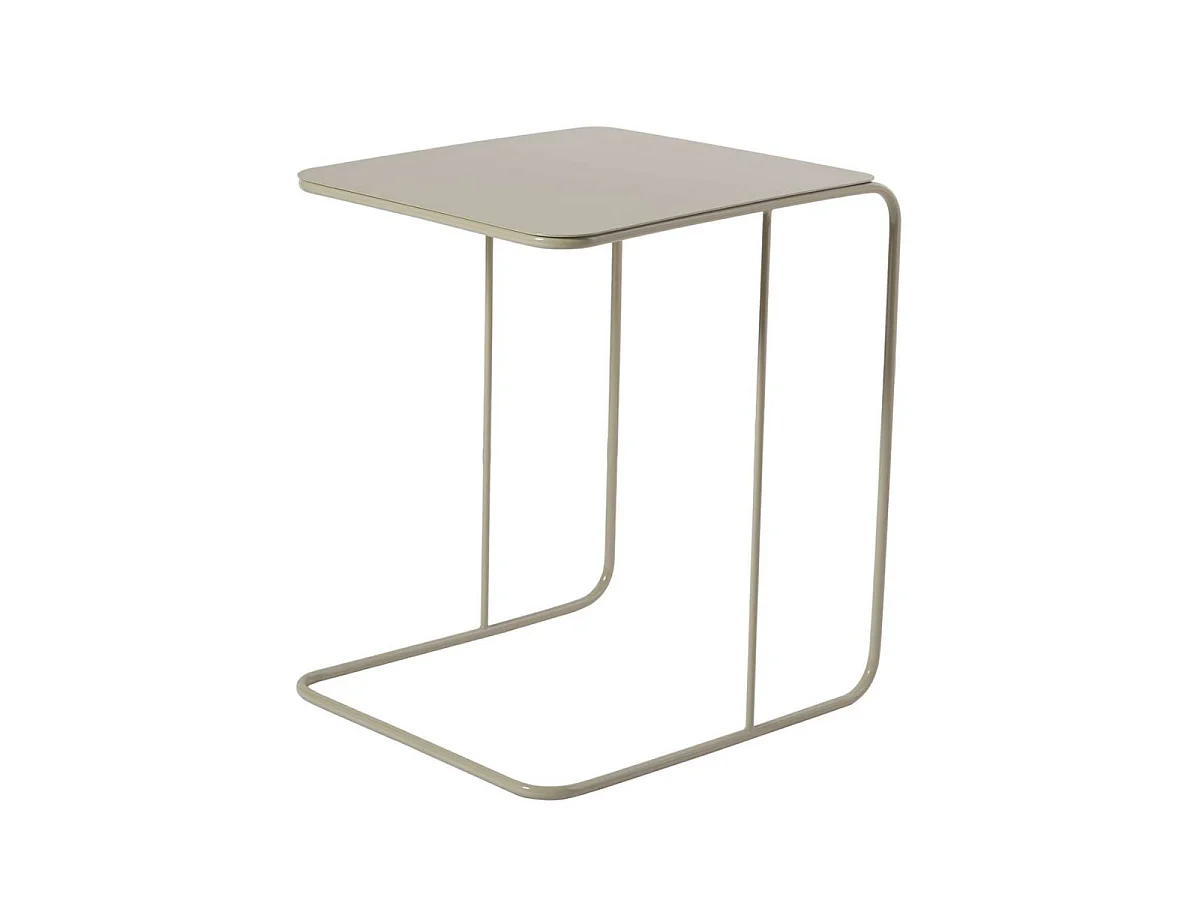 Bout de canapé avec plateau en Métal H46 cm - OWEN