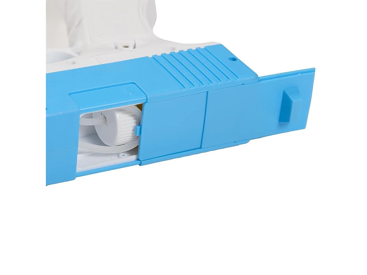 Pistolet 2 en 1 détachable à eau et bulles fonctionnant avec pile bleu et blanc