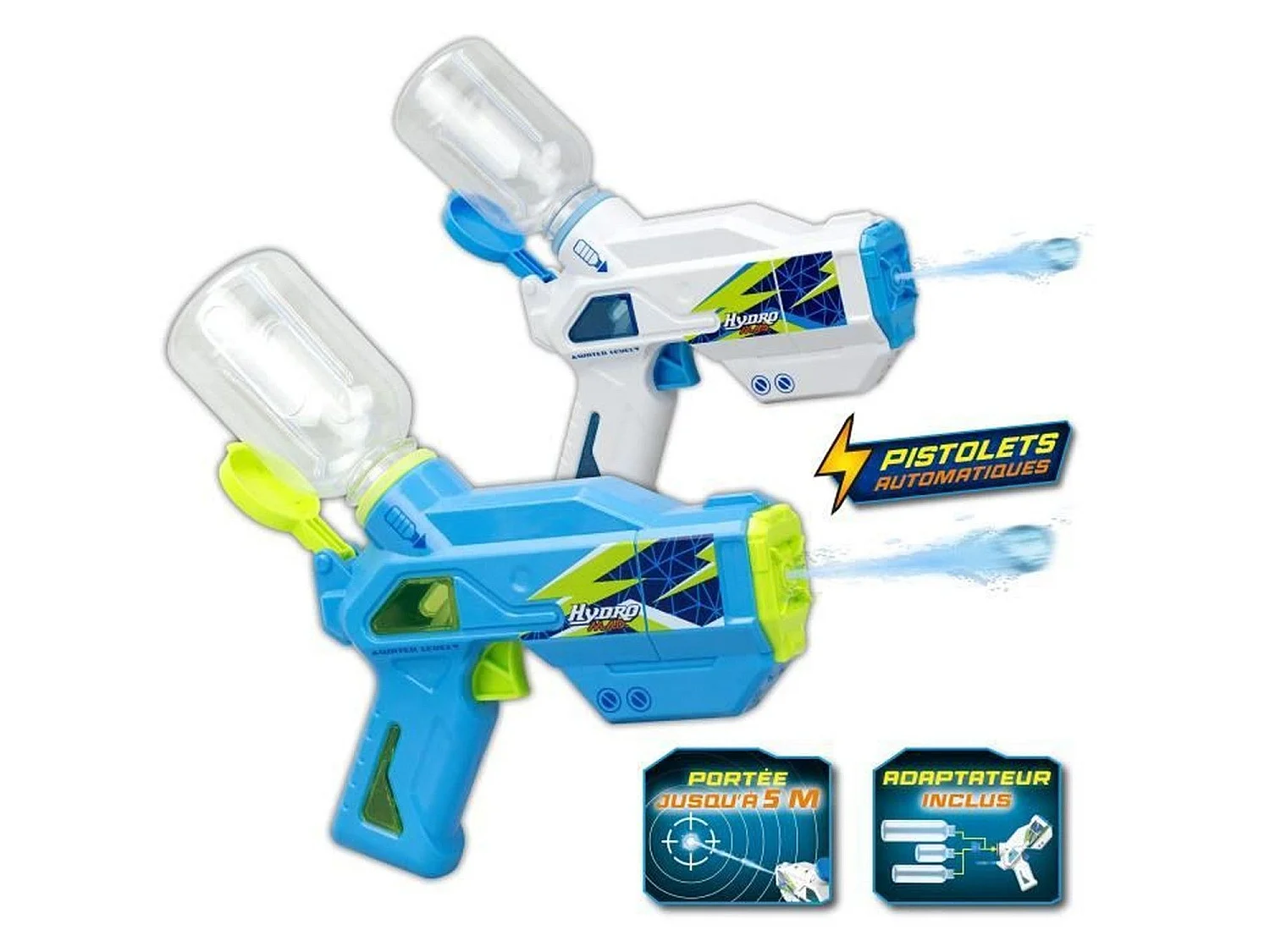 Pistolet à eau élétronique Hydromad mini blaster pack 2