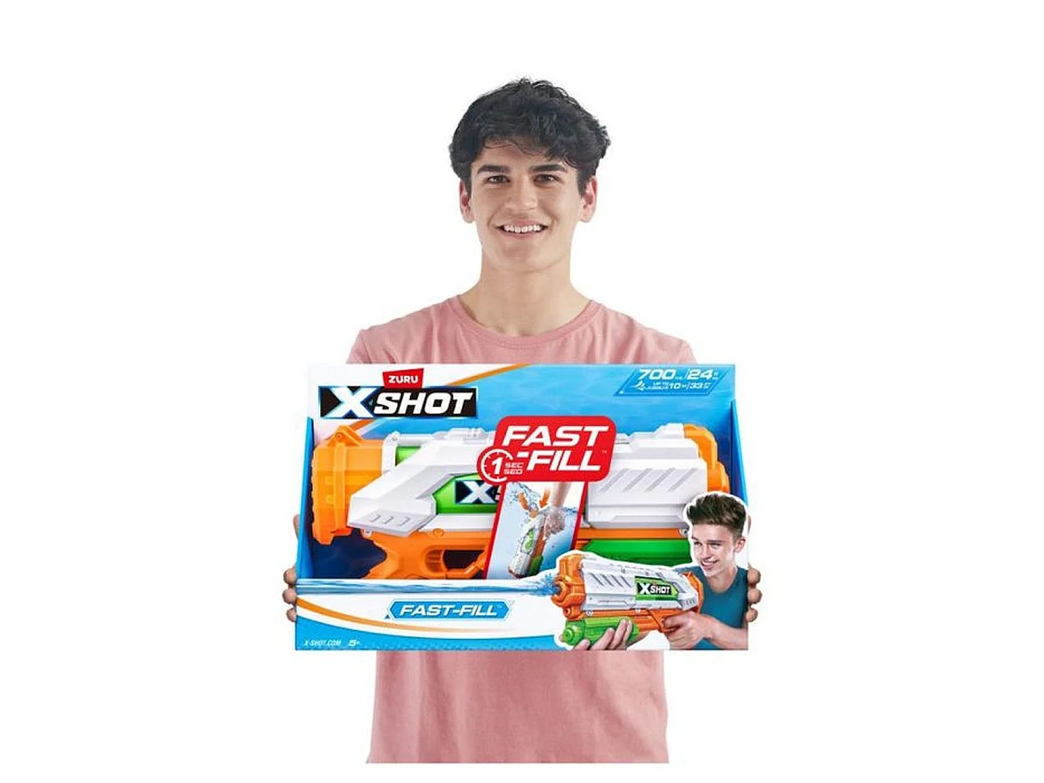 Pistolet à eau 700 ml X-SHOT Medium Fast-Fill - Portée 9 m