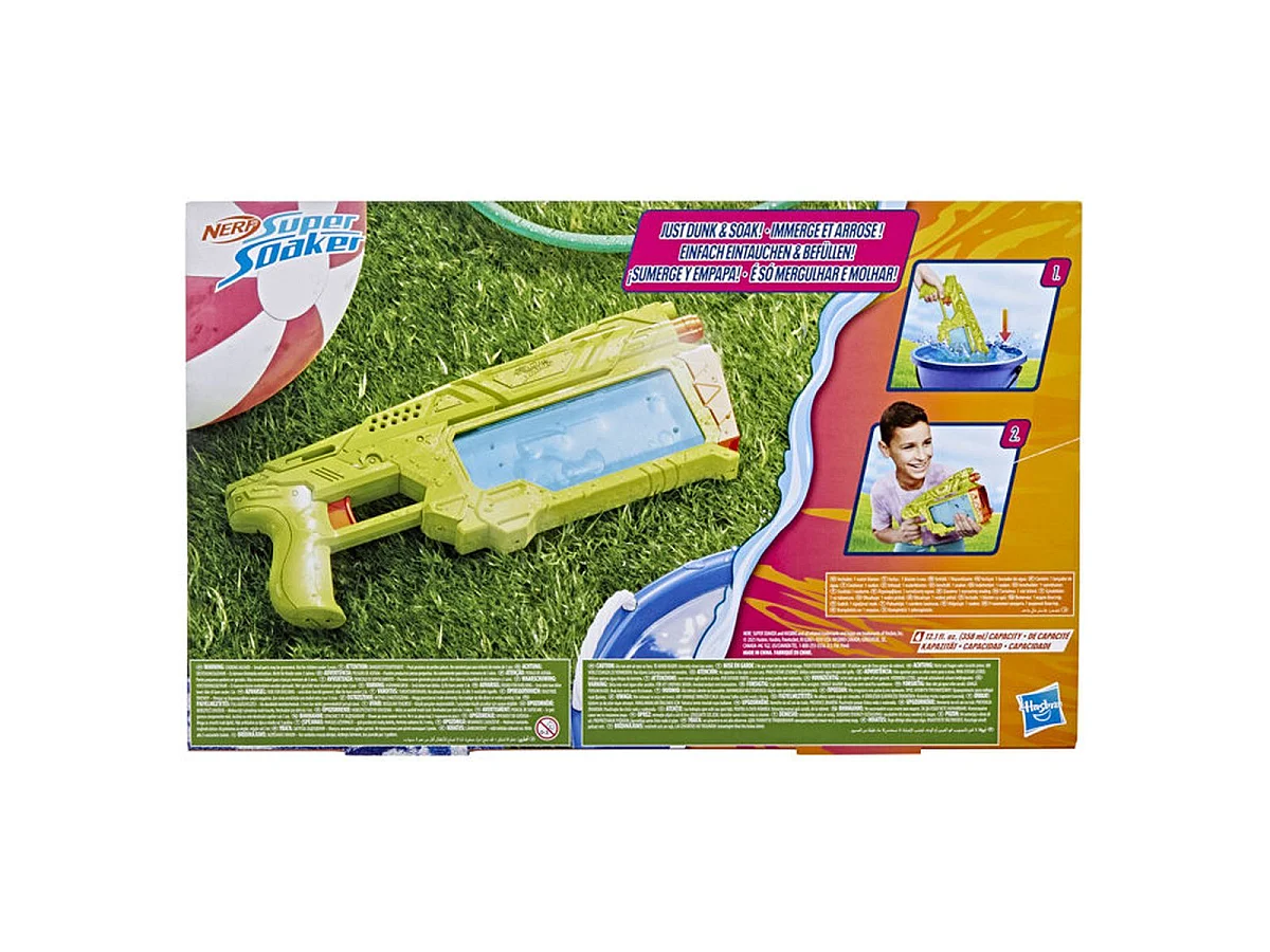 NERF Super Soaker Dunk-Fill+ pistolet à eau 358 ml