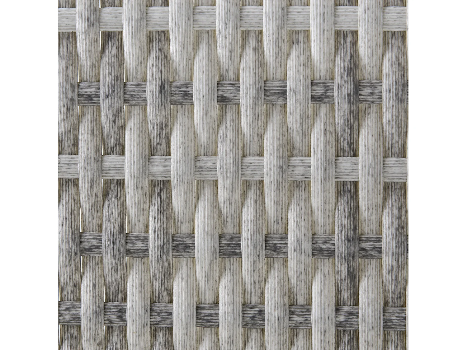 Karettano Grey Rattan Outdoor Armchair with Cushions and Armrests