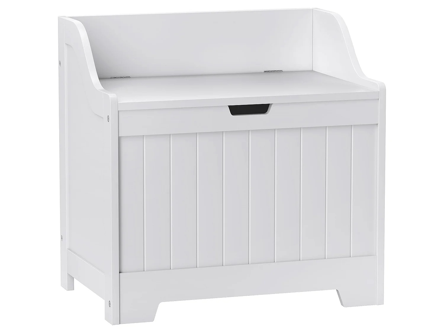 Talolo White Storage Chest 61L MDF Toy and Blanket Box