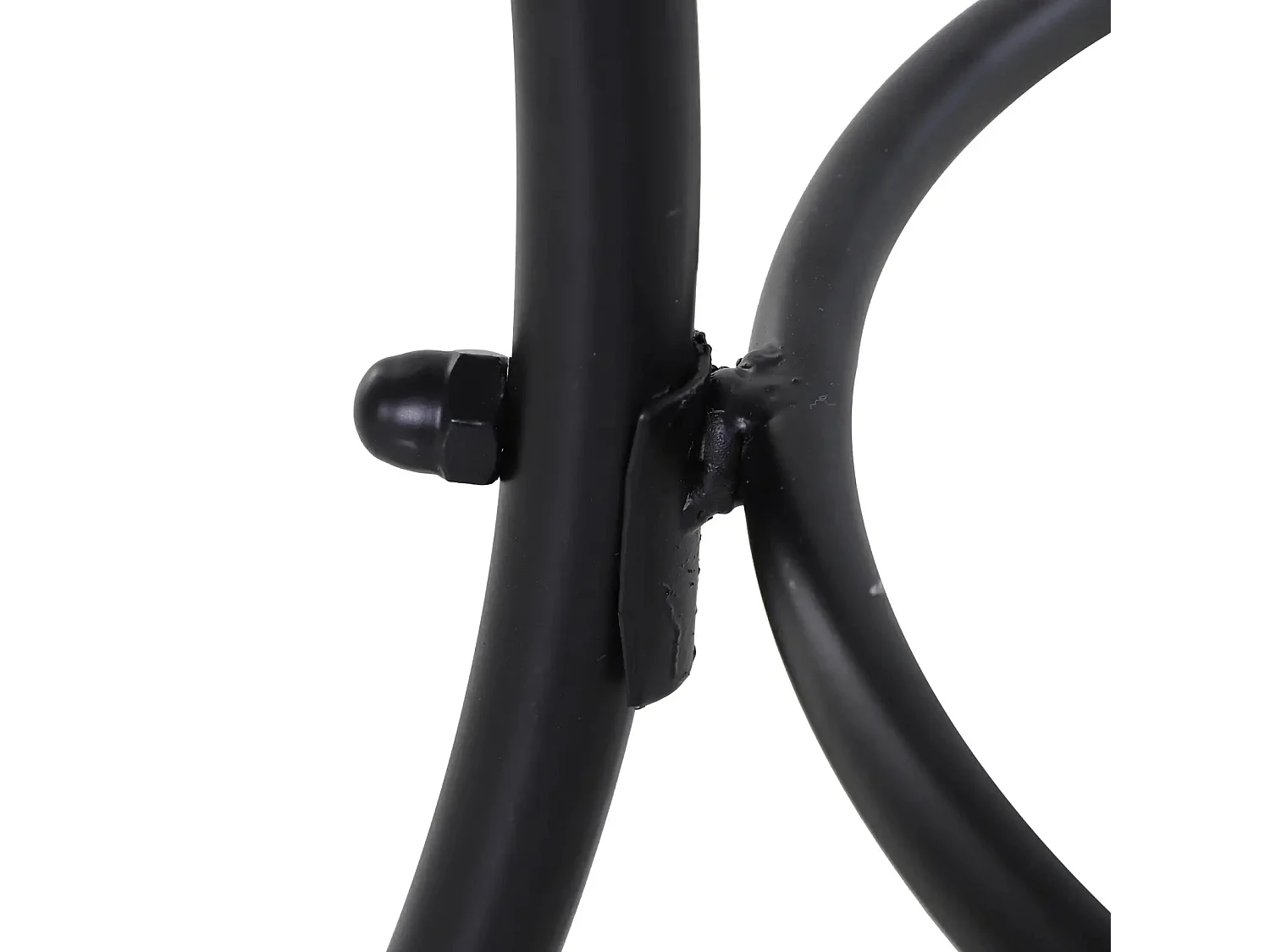 Aritte Black Metal Square Bistro Table 45 x 45 x 50cm
