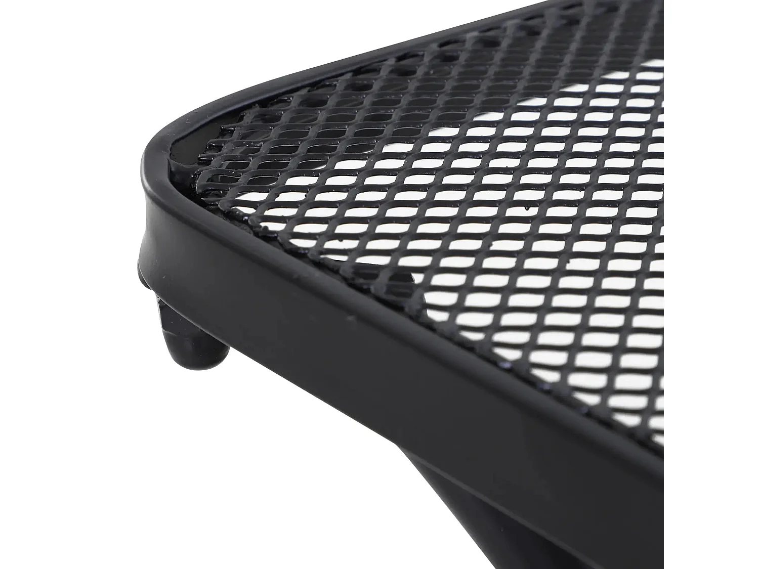Aritte Black Metal Square Bistro Table 45 x 45 x 50cm
