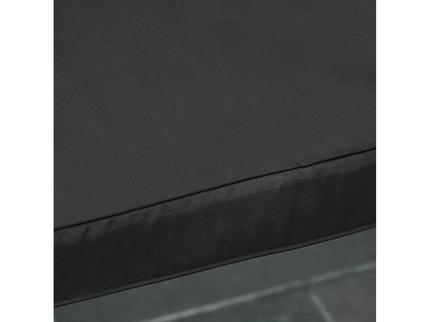 Sutte 2 Seater Black Metal Outdoor Bench with Cushion and Decorative Backrest