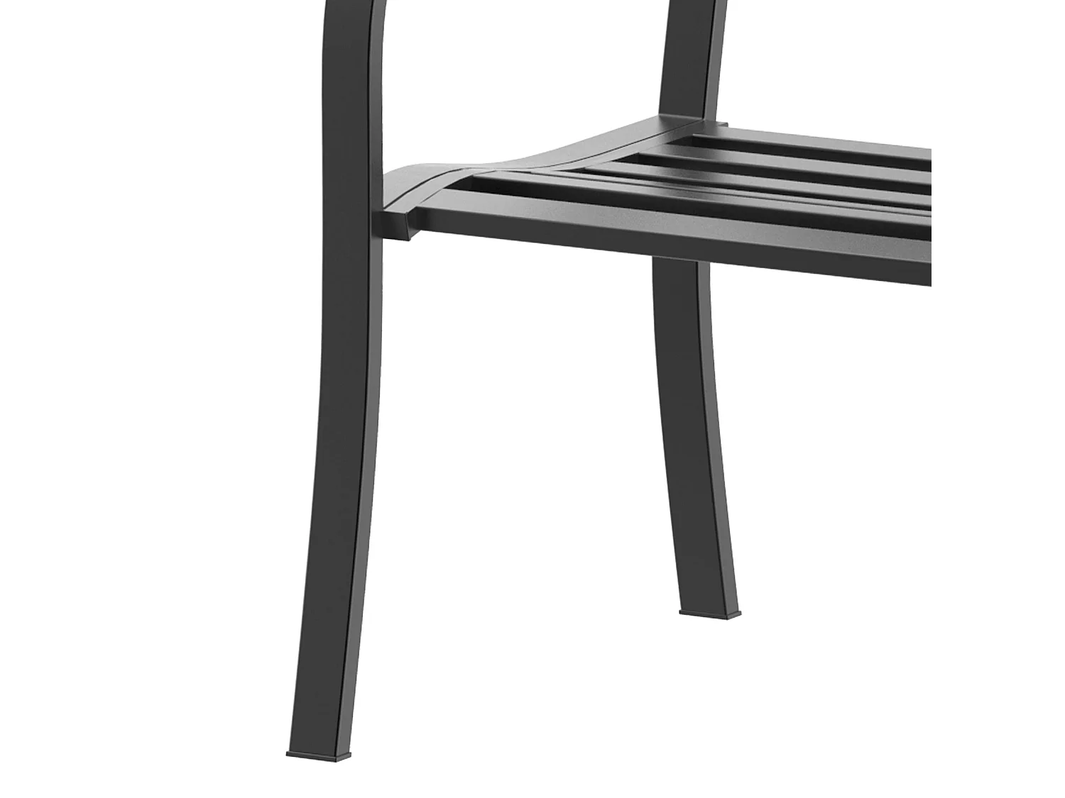 Zirila 2 Seater Steel Outdoor Garden Bench Black Mesh Antique Inspired