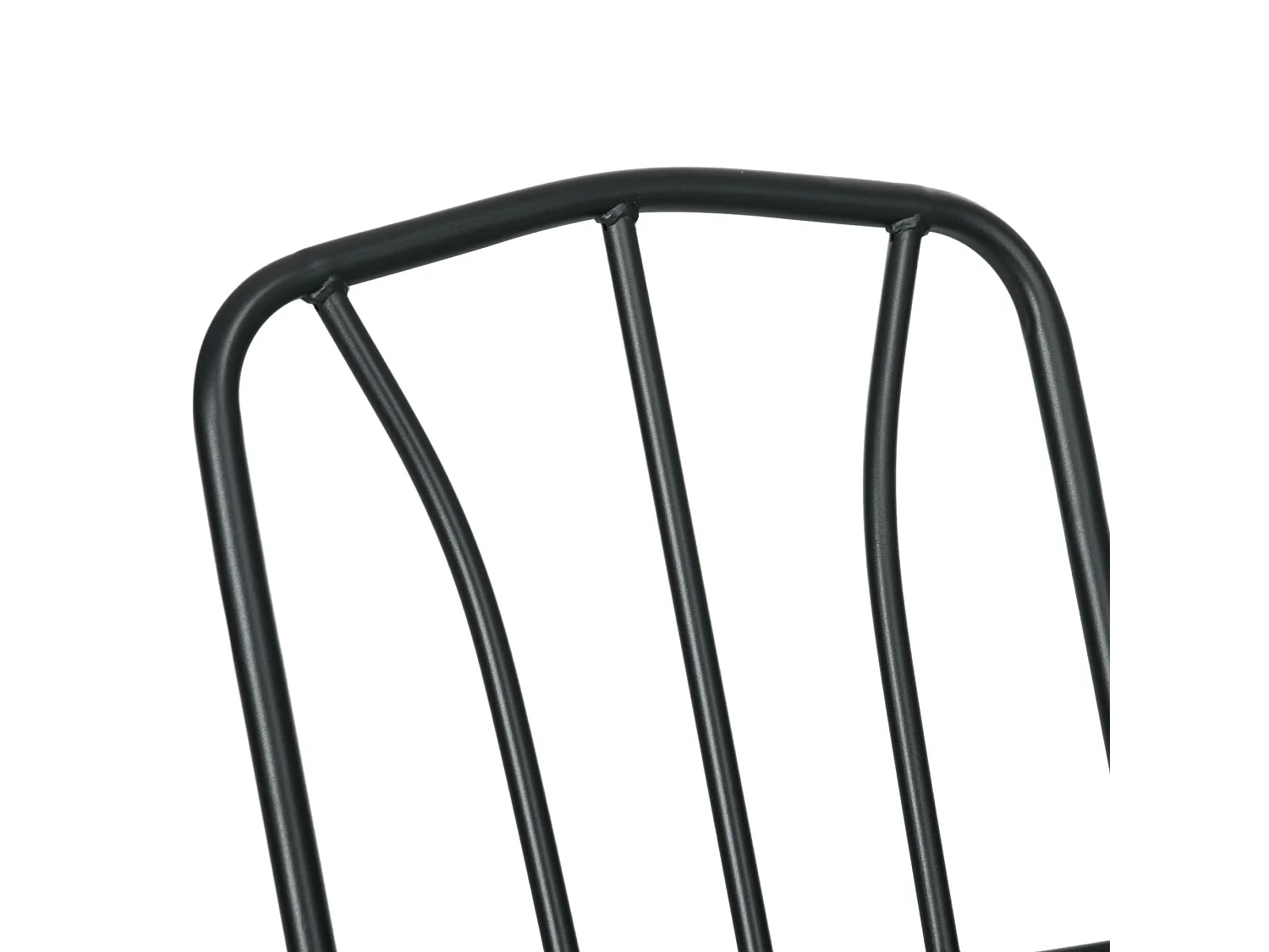 Seriva 6 Seater Cream Garden Dining Set with Black Metal Frame