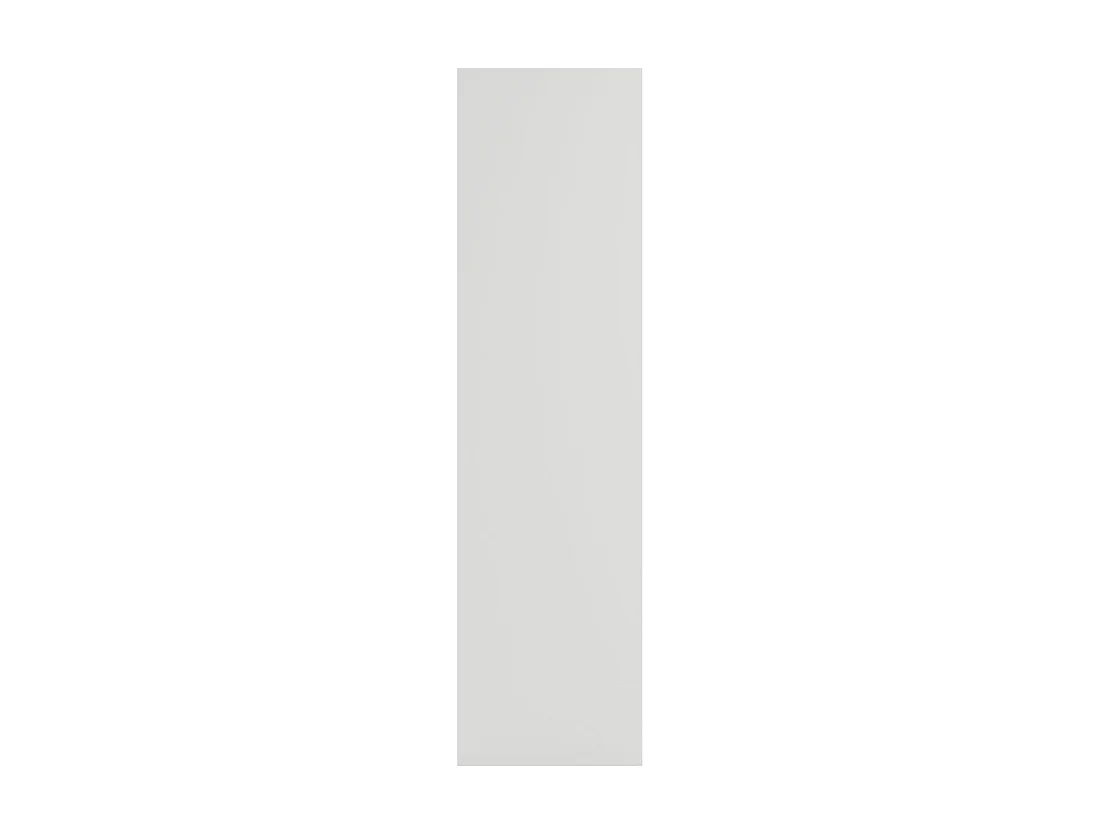 Kahs White Shaker 1 Door Wooden Wardrobe with Brushed Brass Handle