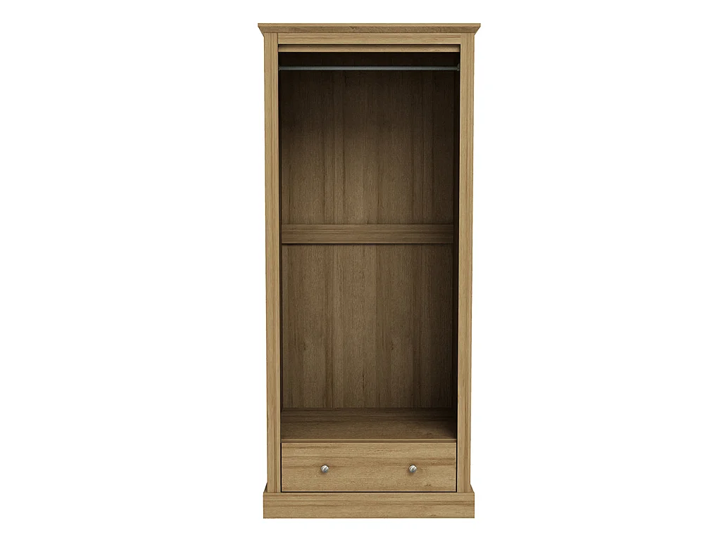 Ardee Natural Oak 2 Door Wardrobe with 1 Drawer