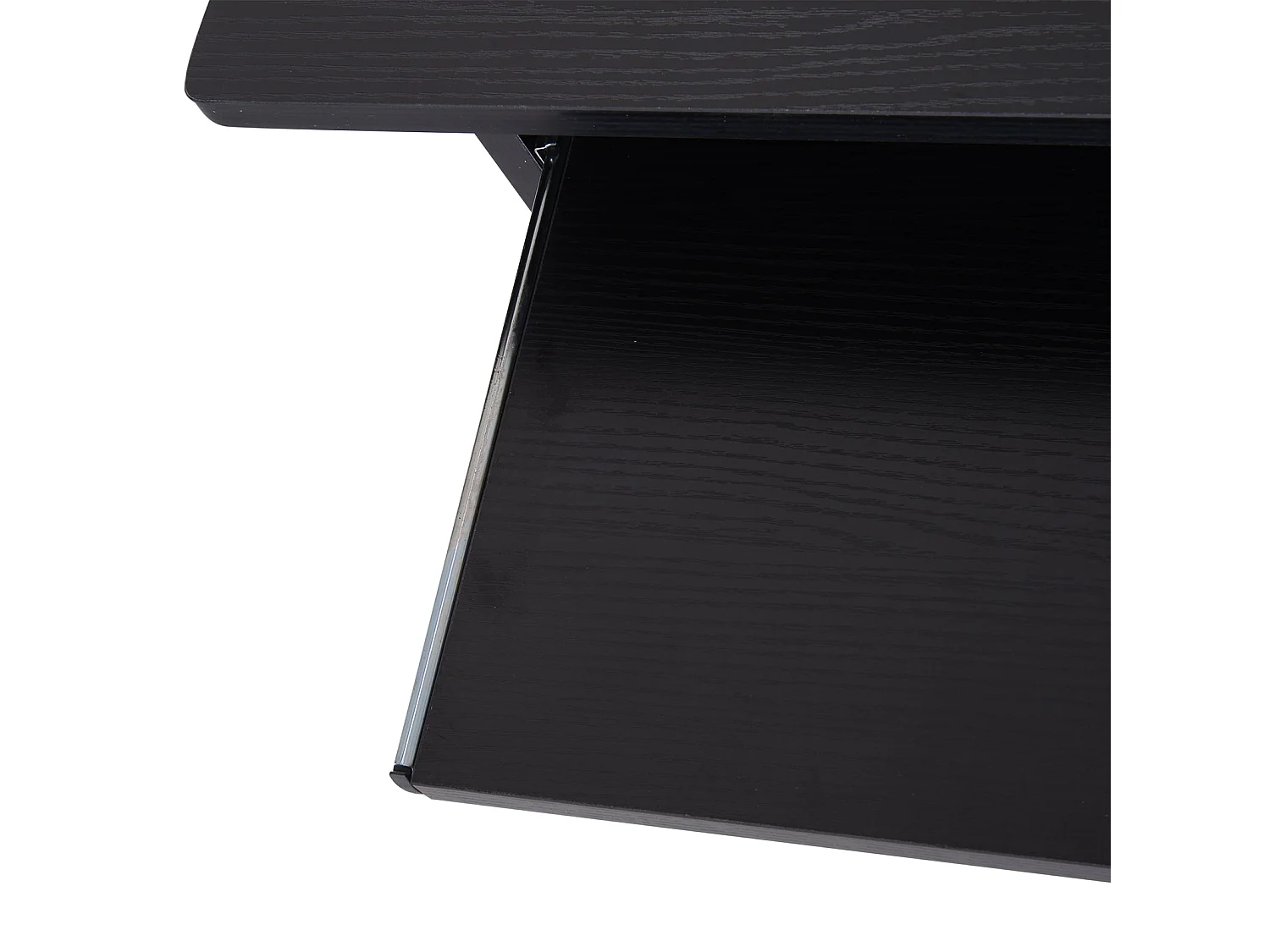 Moke 120cm White Desk with Built in Shelving Laminated Particleboard Compact Workstation