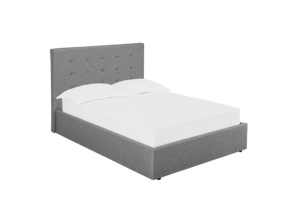 Carrick 5ft King Bed Soft Grey Tufted Velvet Headboard and Footboard