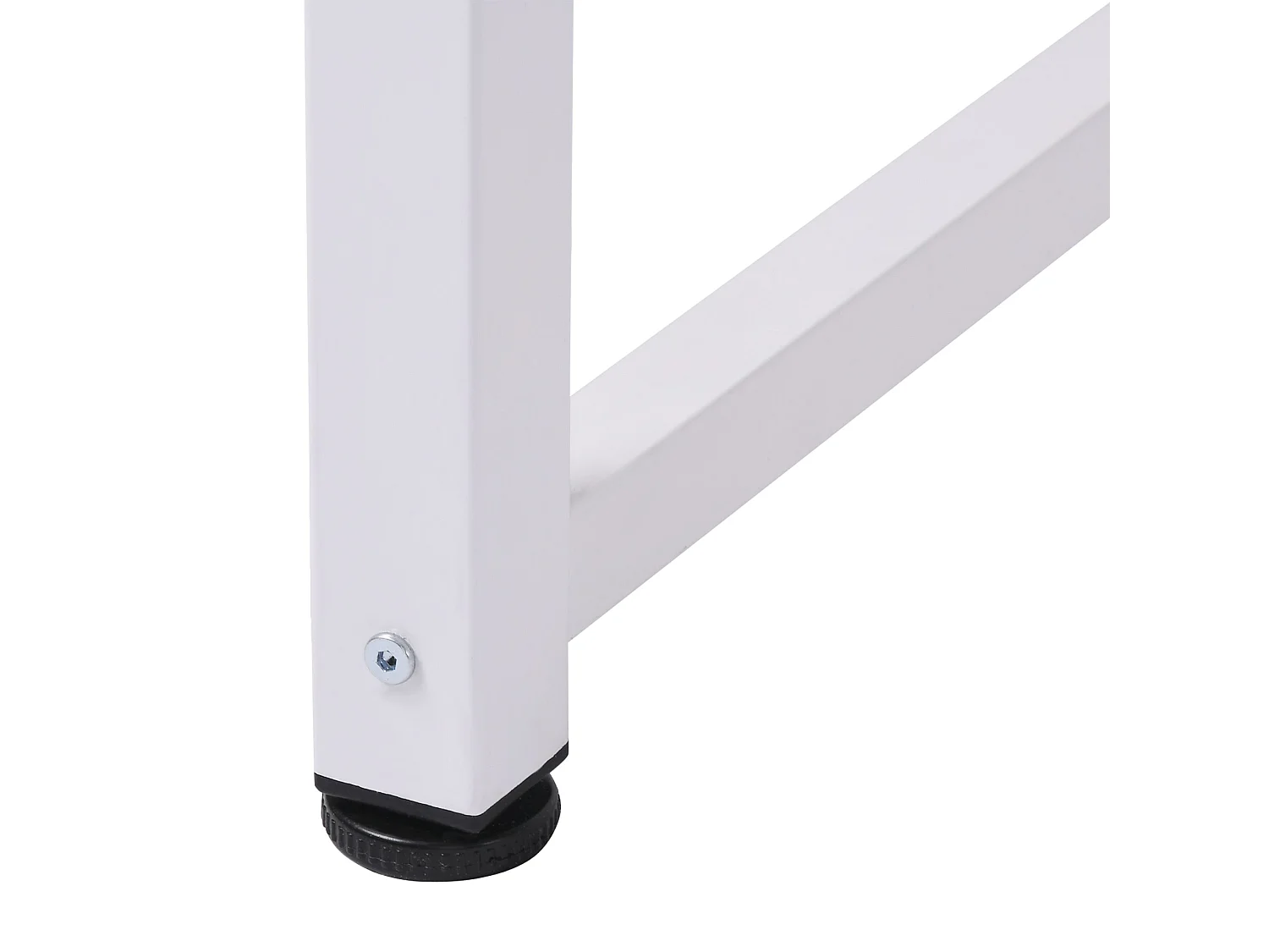 Modo 120cm White and Oak Work Desk with Steel Frame