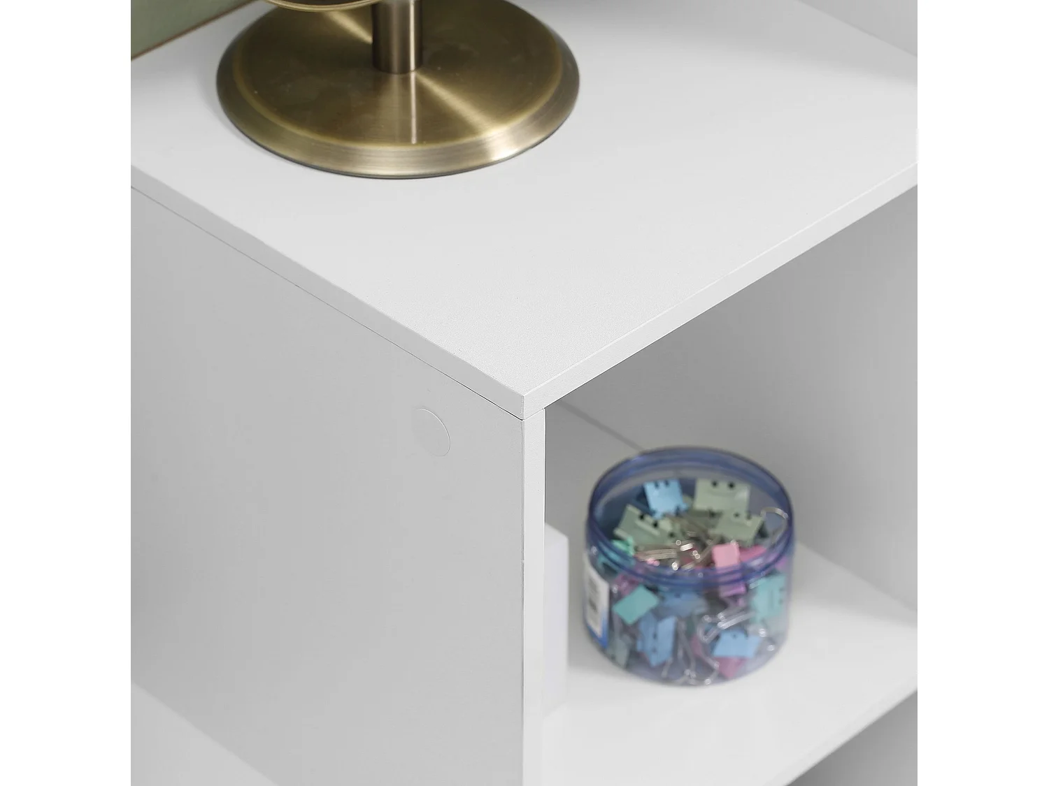 Yora Wood 3 Tier 6 Cube Storage Bookcase White
