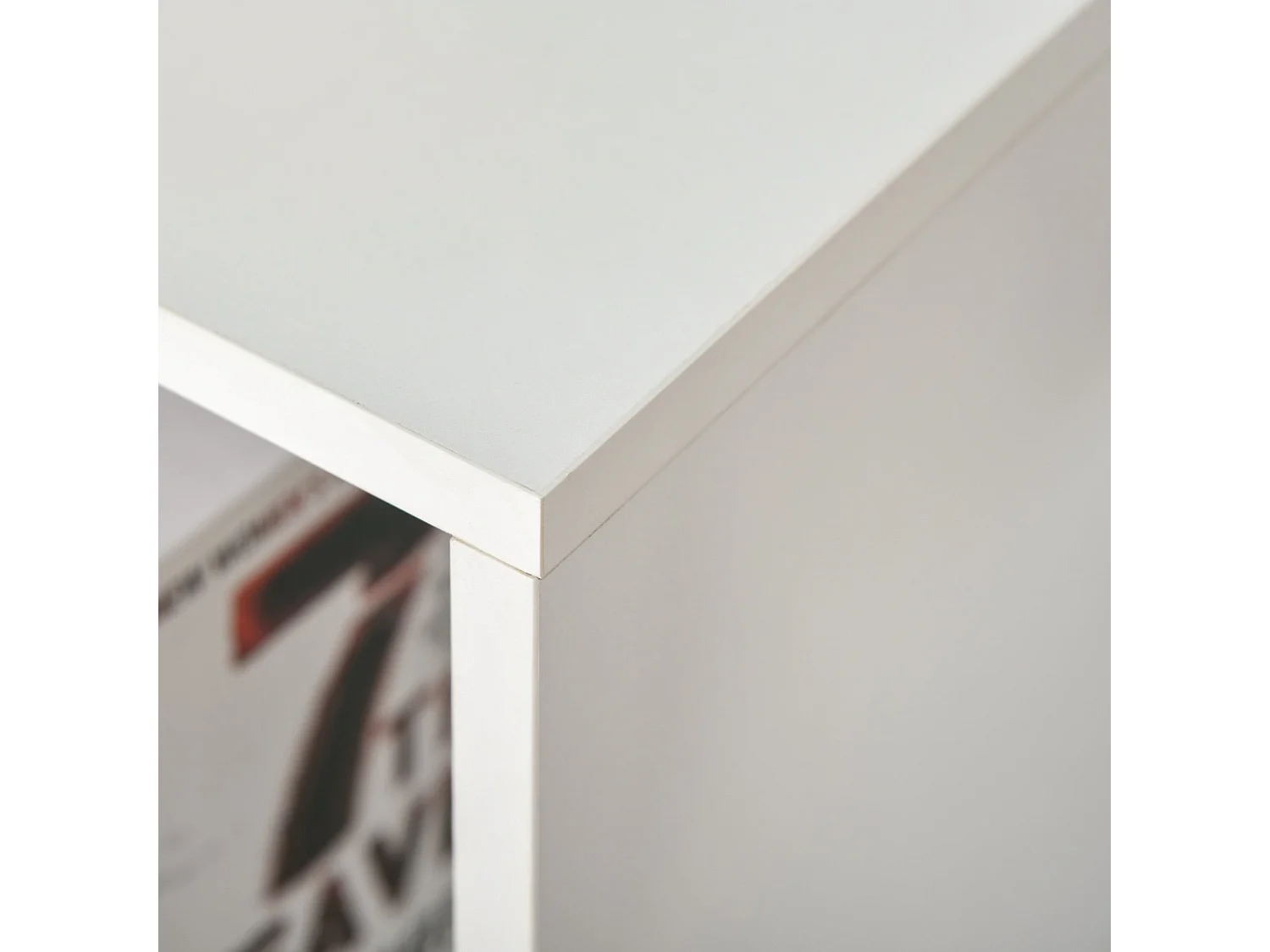 Veniha Nozi 6 Cube White Wood Effect Storage Bookcase