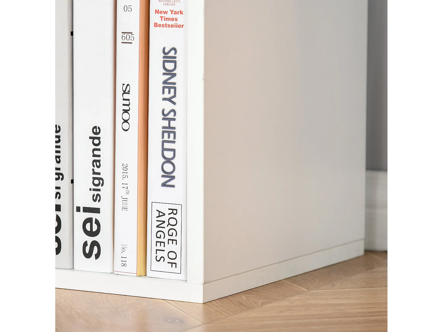 Veniha Nozi 6 Cube White Wood Effect Storage Bookcase