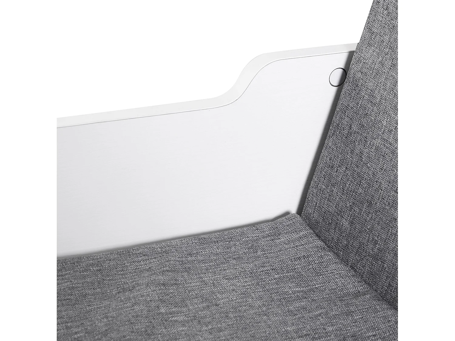 Vezito White Cube Bookcase with Cushioned Seat 6 Compartments 102cm