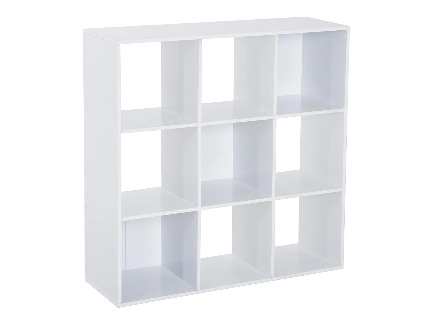 Naleno 9 Cube White Particleboard Storage Shelf