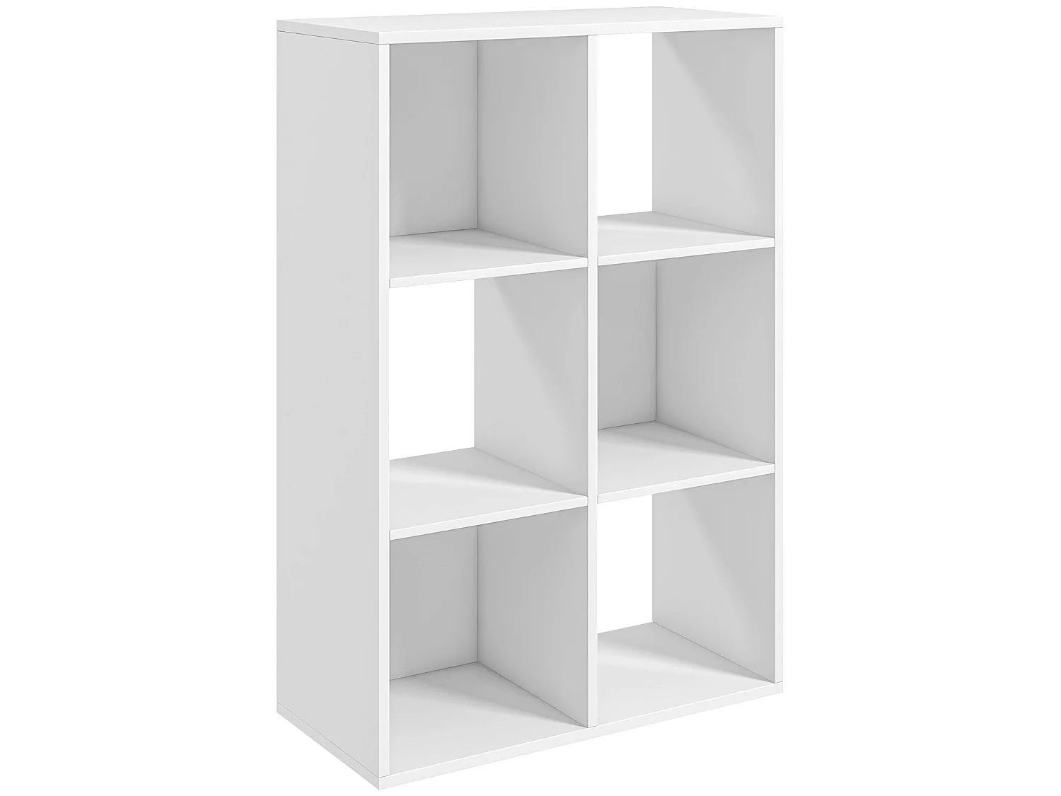 Kapatte 6 Cube Storage Bookcase White