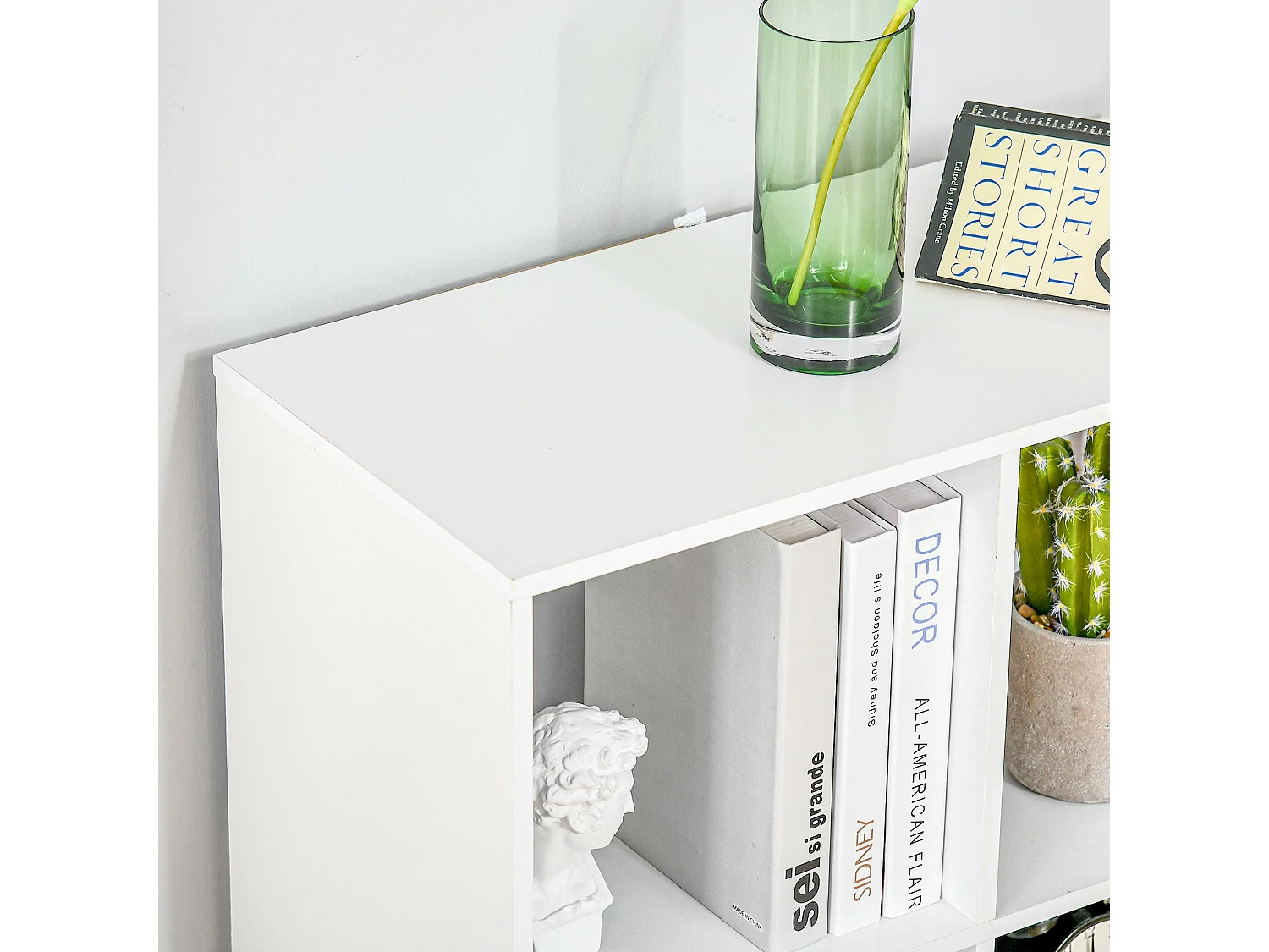 Kapatte 6 Cube Storage Bookcase White